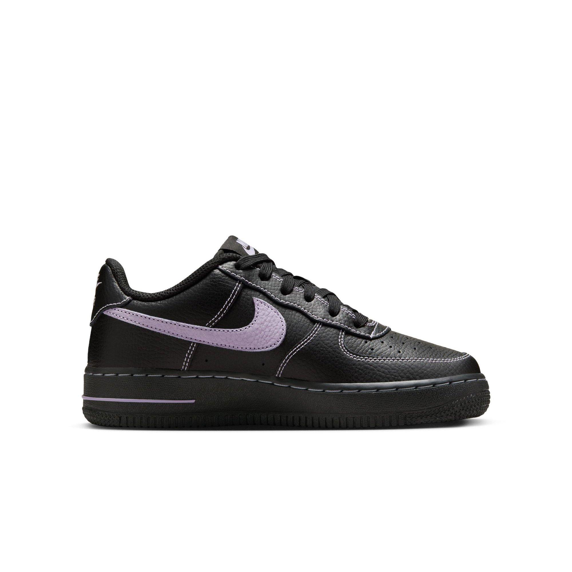 Nike Air Force 1 LV8 Grade School Girls' "Black/Hyndrangeas" Shoe