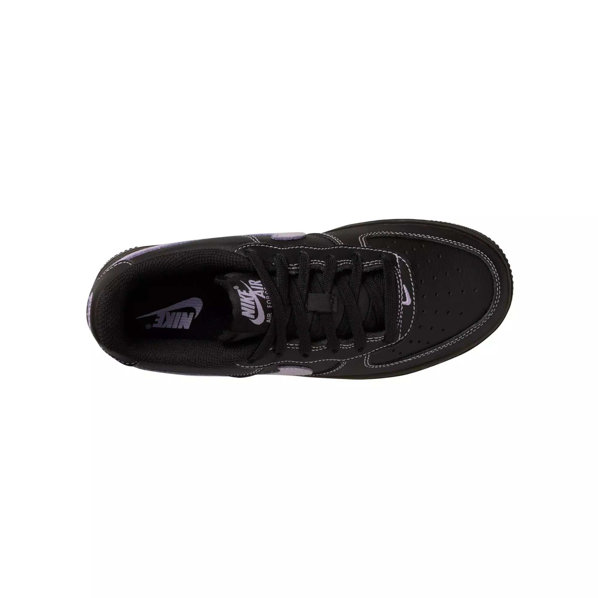 Nike Air Force 1 LV8 "Black/Hydrangeas" Preschool Girls' Shoe - BLACK/LILAC