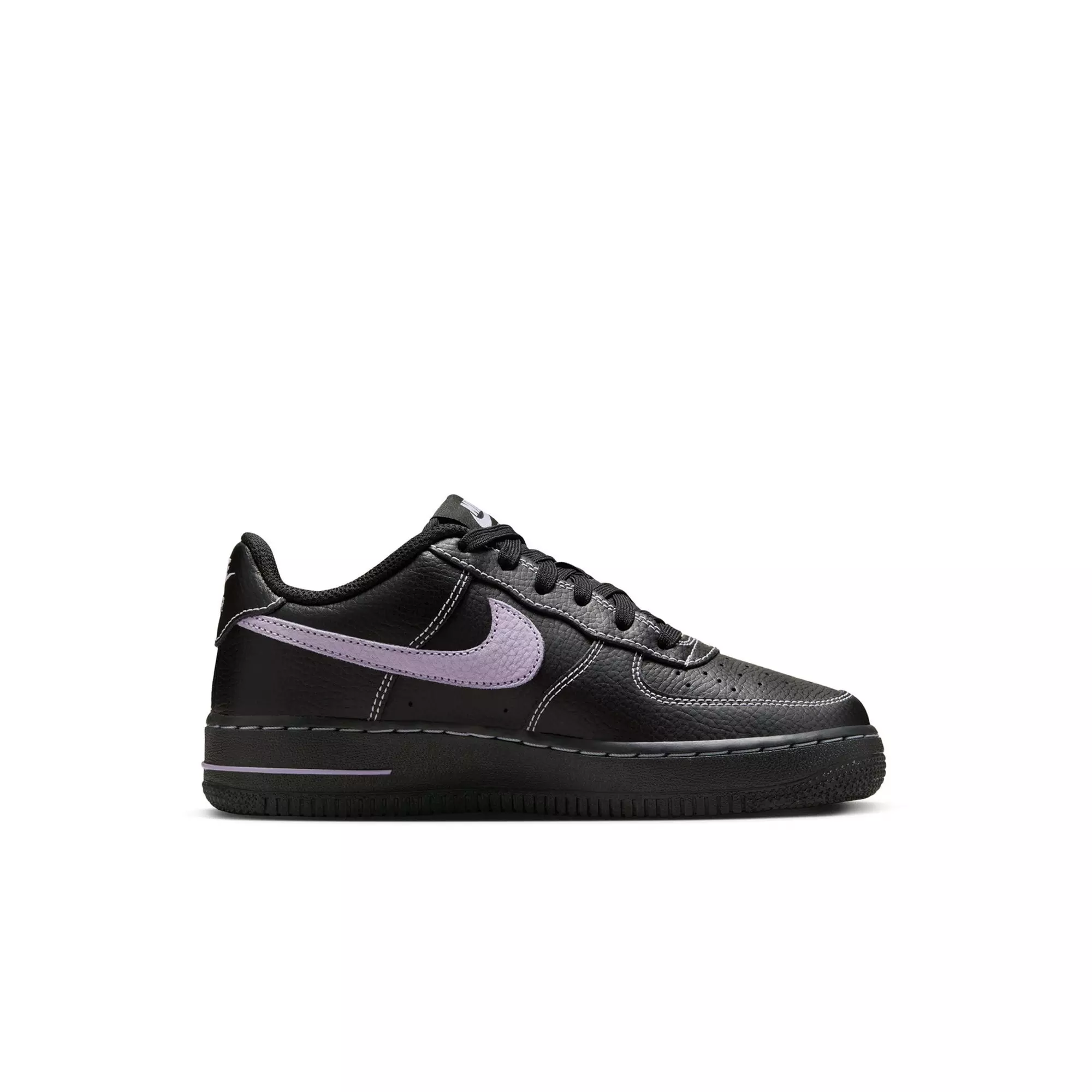 Nike Air Force 1 LV8 "Black/Hydrangeas" Preschool Girls' Shoe - BLACK/LILAC