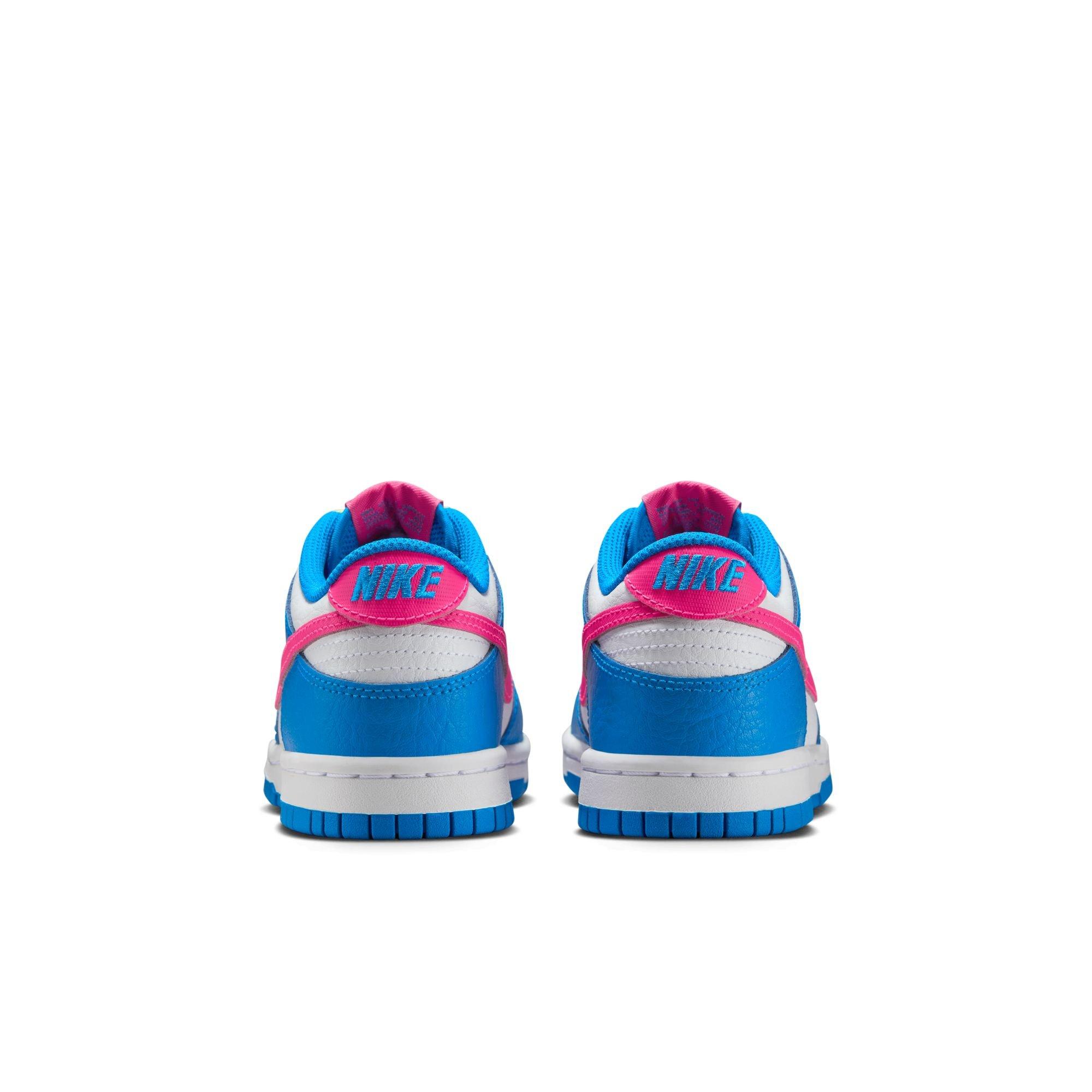 Nike Dunk Low Grade School Girls' "Photo Blue/Hyper Pink" Shoe