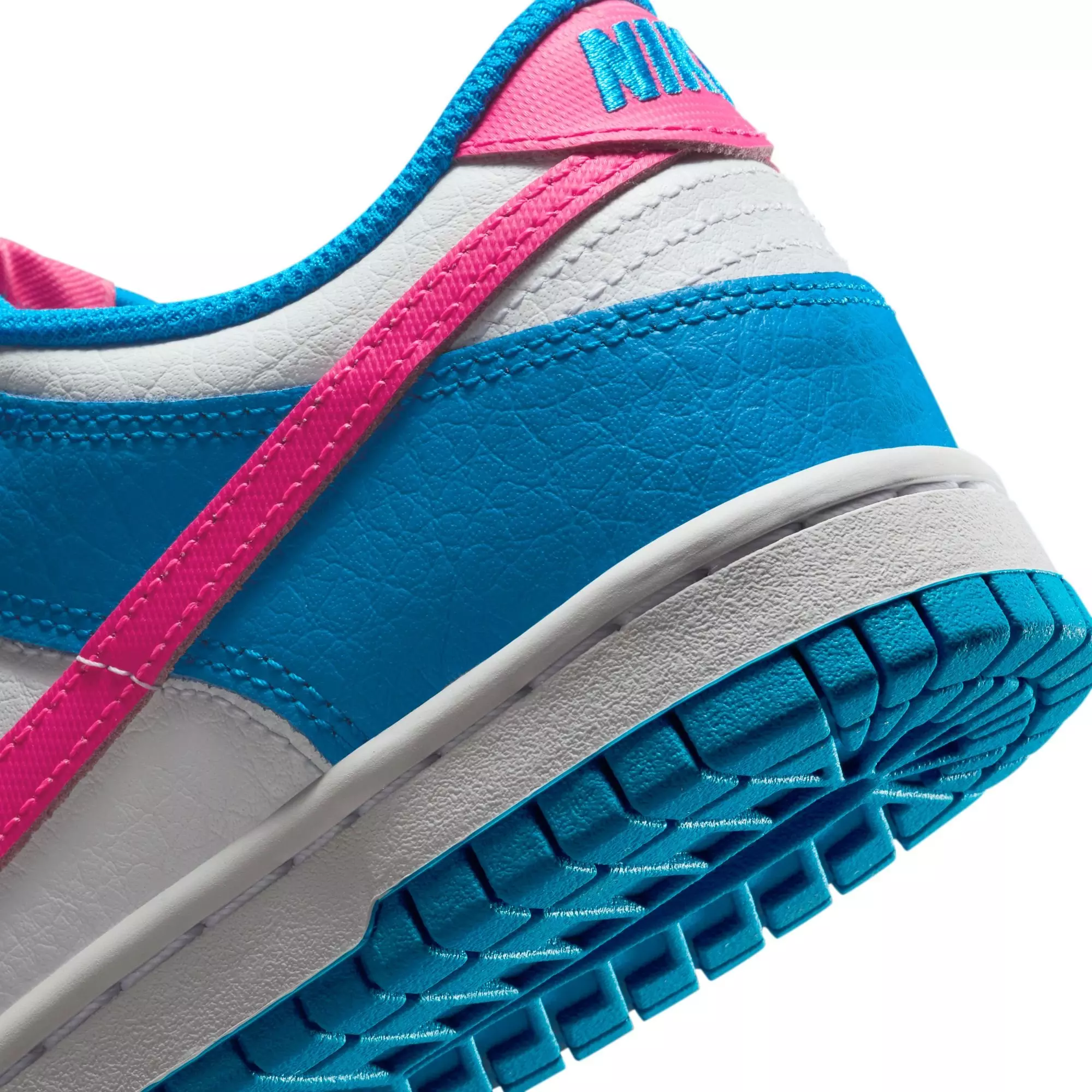 Nike Dunk Low "Photo Blue/Hyper Pink" Grade School Girls' Shoe - PINK/BLUE