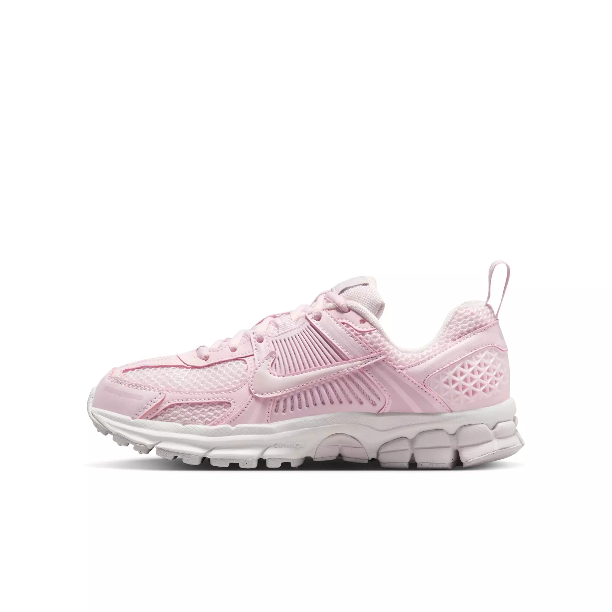 Nike Vomero 5 "Pearl Pink/Vast Grey/Bleached Lilac" Grade School Girls' Shoe - WHITE/PINK/GREY