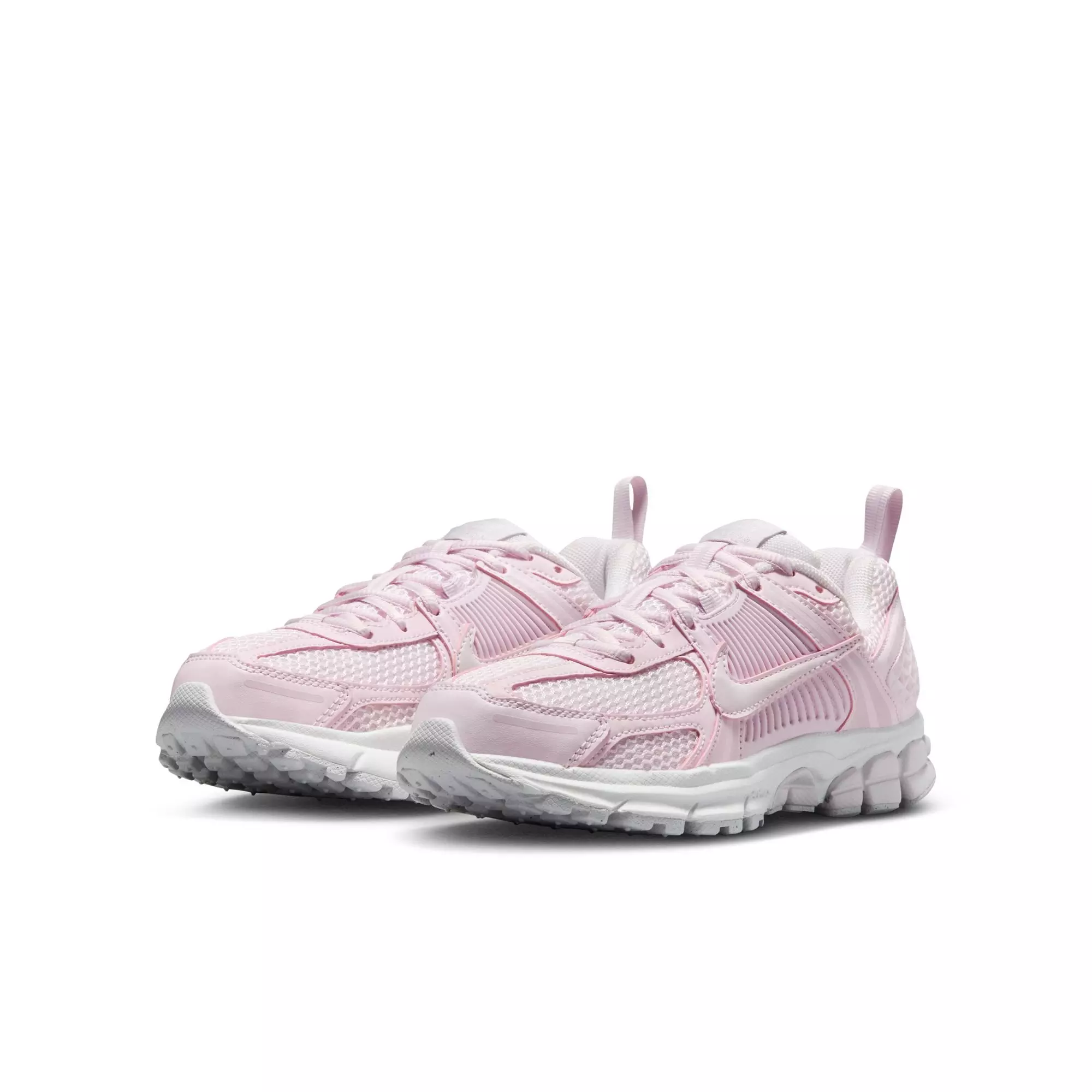 Nike Vomero 5 "Pearl Pink/Vast Grey/Bleached Lilac" Grade School Girls' Shoe - WHITE/PINK/GREY