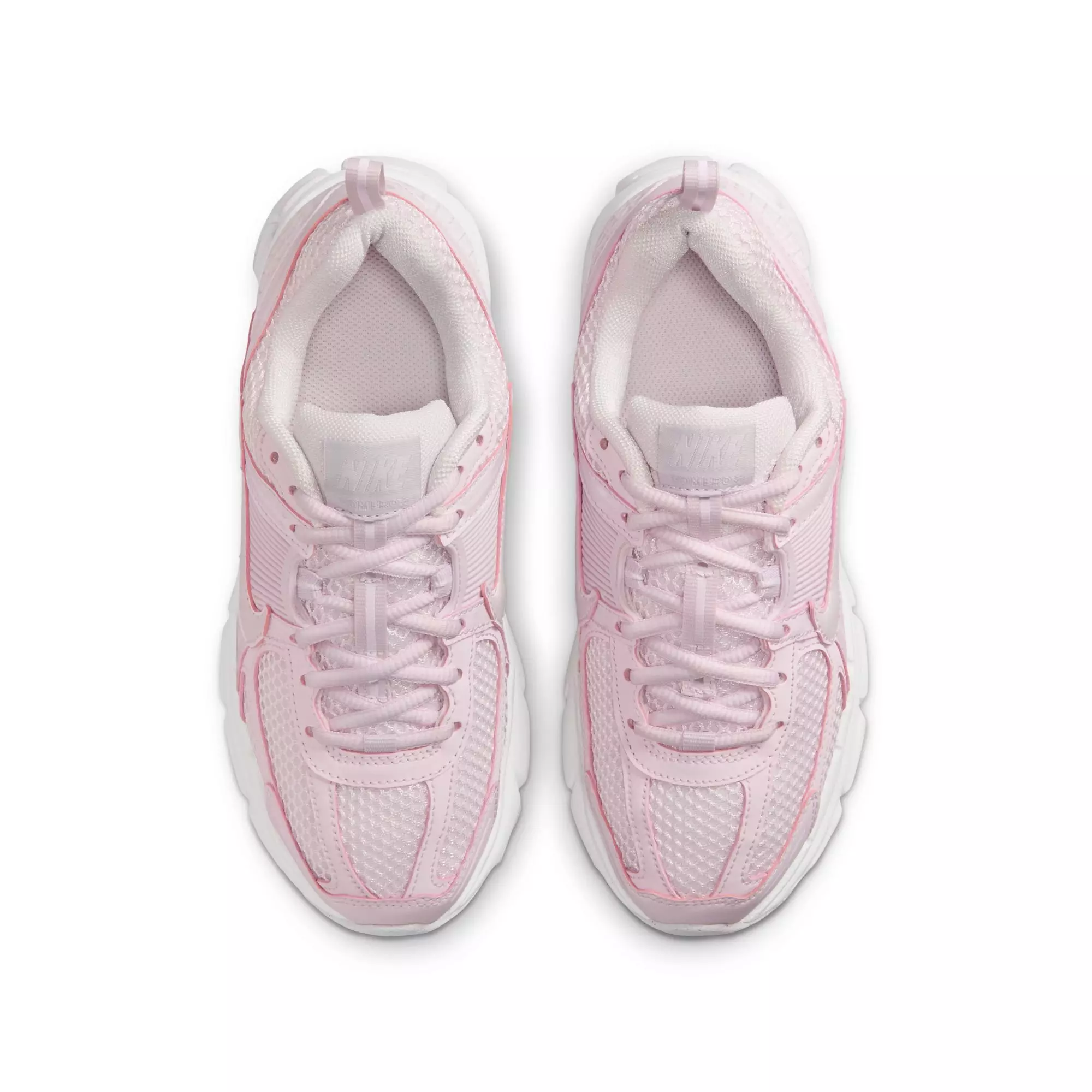 Nike Vomero 5 "Pearl Pink/Vast Grey/Bleached Lilac" Grade School Girls' Shoe - WHITE/PINK/GREY
