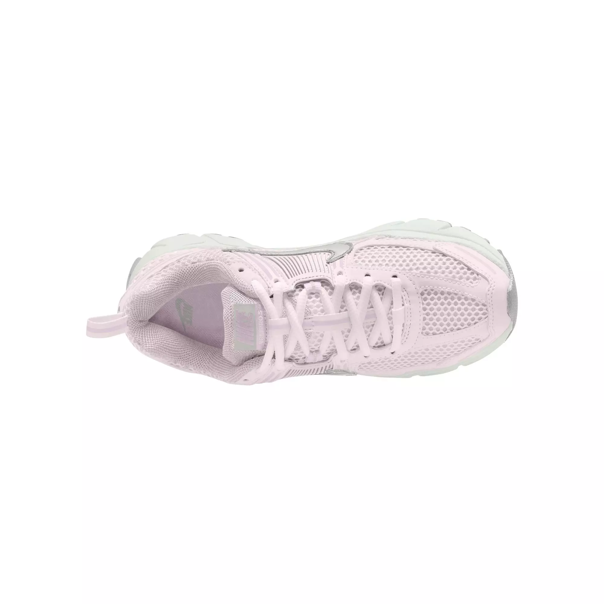 Nike Vomero 5 "Pearl Pink/Vast Grey/Bleached Lilac" Grade School Girls' Shoe - WHITE/PINK/GREY