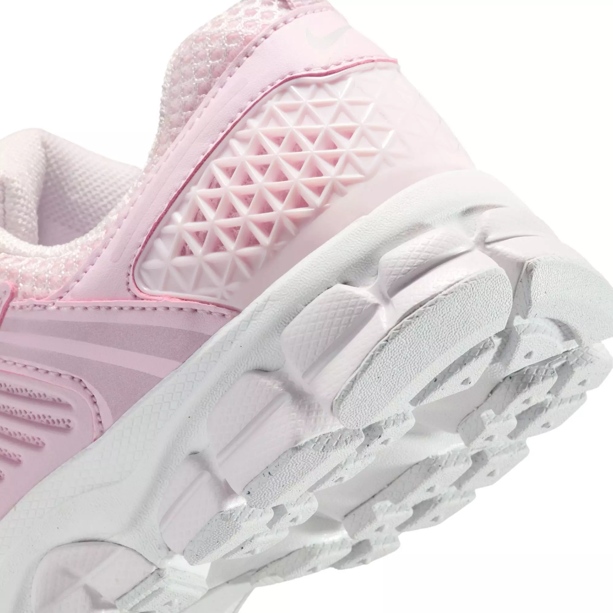 Nike Vomero 5 "Pearl Pink/Vast Grey/Bleached Lilac" Grade School Girls' Shoe - WHITE/PINK/GREY