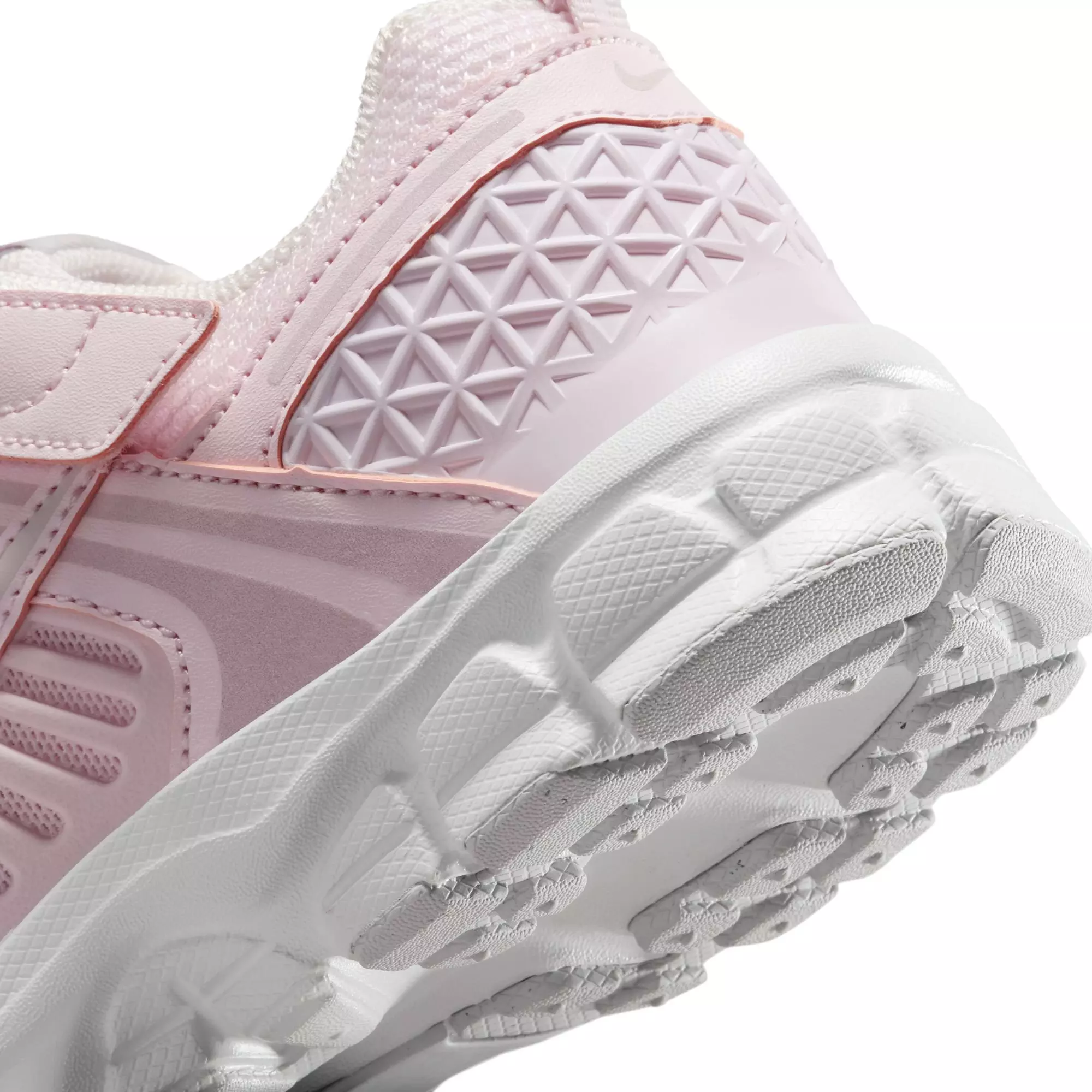 Nike Vomero 5 "Pearl Pink/Vast Grey/Bleached Lilac" Preschool Girls' Shoe - WHITE/PINK/GREY