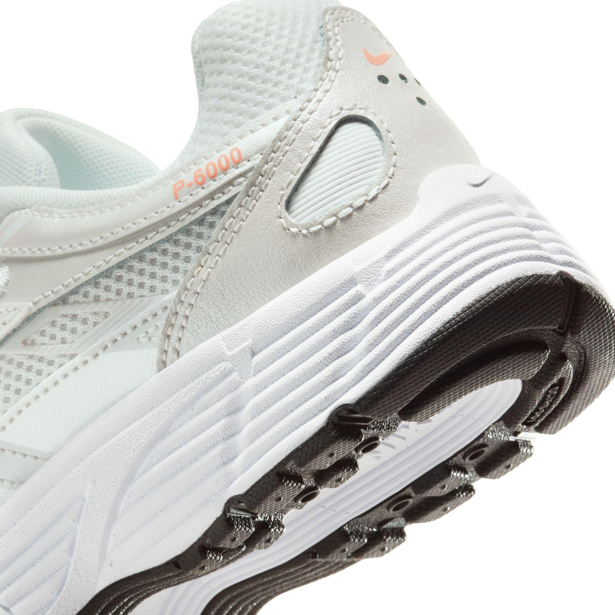 Nike P-6000 Grade School Girls' "Summit White/Apricot Agate" Shoe