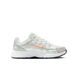 Nike P-6000 "Summit White/Apricot Agate" Grade School Girls' Shoe