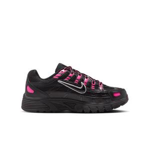 Nike P-6000 "Pink Blast/Black/Metallic Silver" Grade School Girls' Shoe