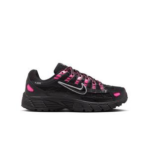 Nike P-6000 "Pink Blast/Black/Metallic Silver" Grade School Girls' Shoe
