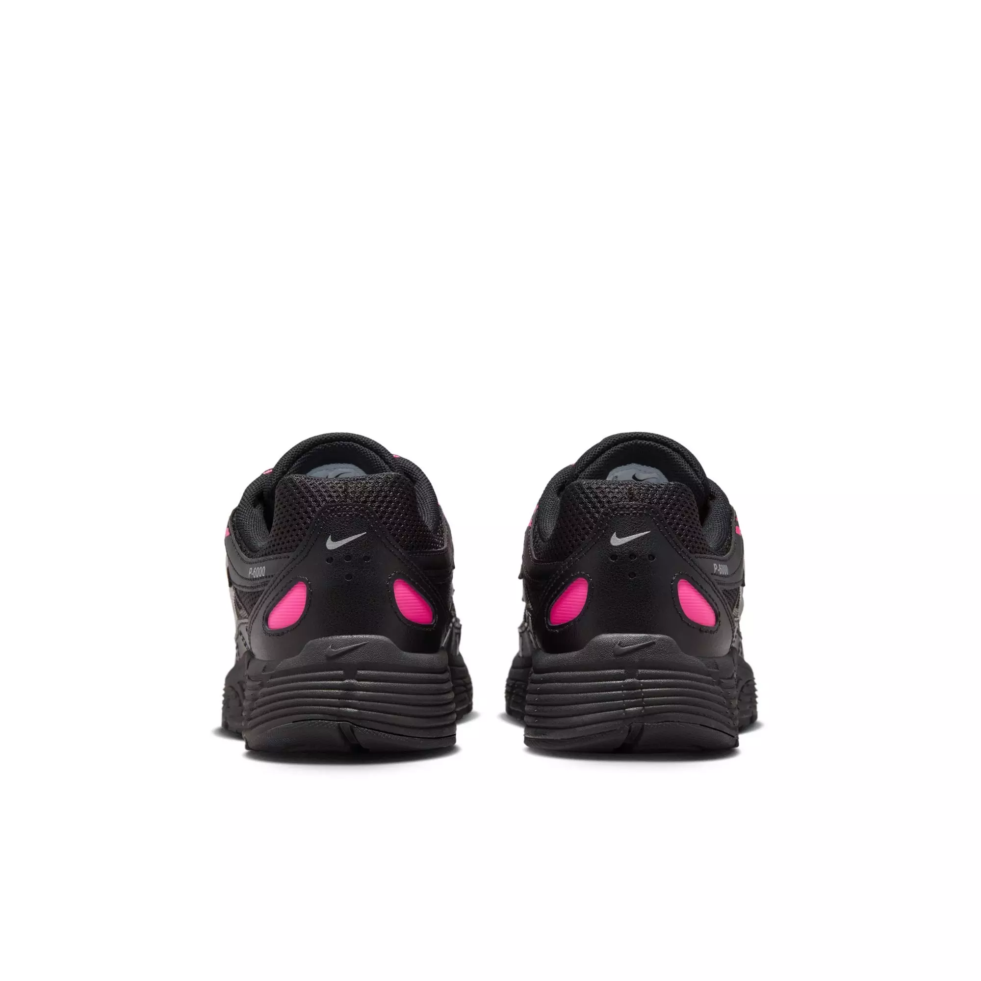 Nike P-6000 "Pink Blast/Metallic Silver/Black" Preschool Girls' Shoe​ - BLACK/PINK