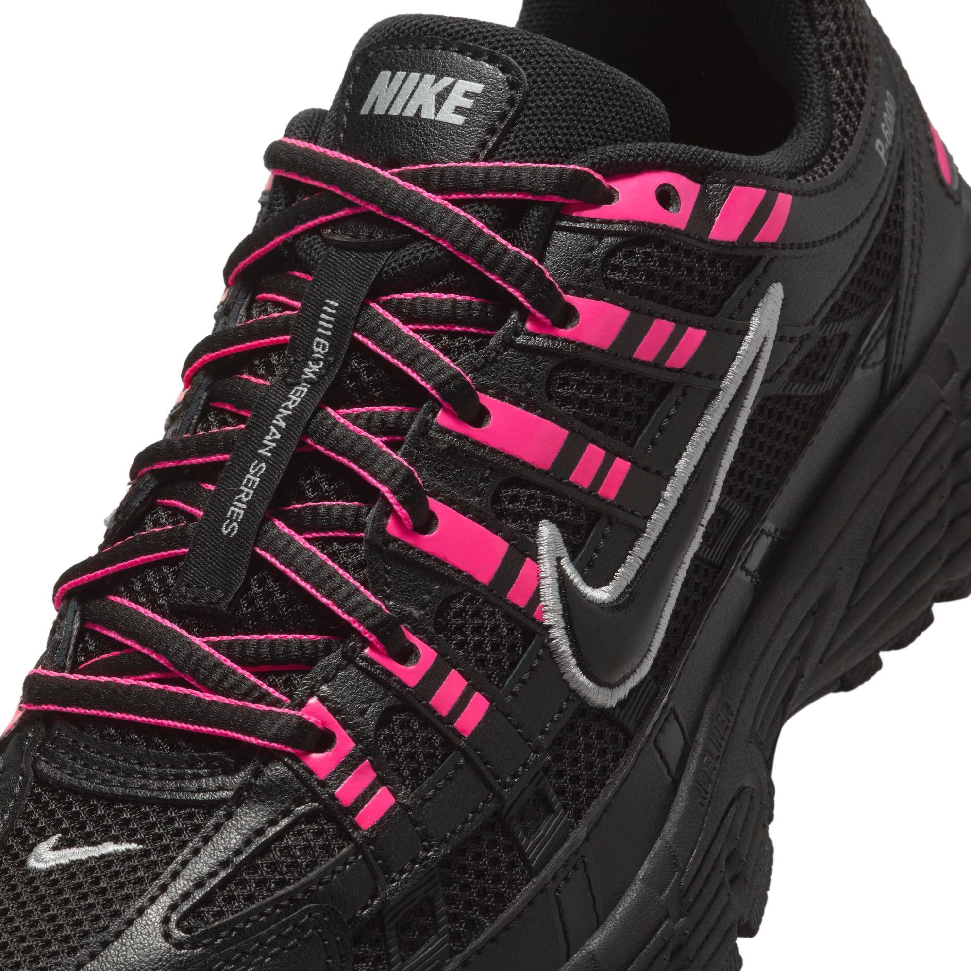 Nike P-6000 Preschool Girls' "Pink Blast/Metallic Silver/Black" Shoe​