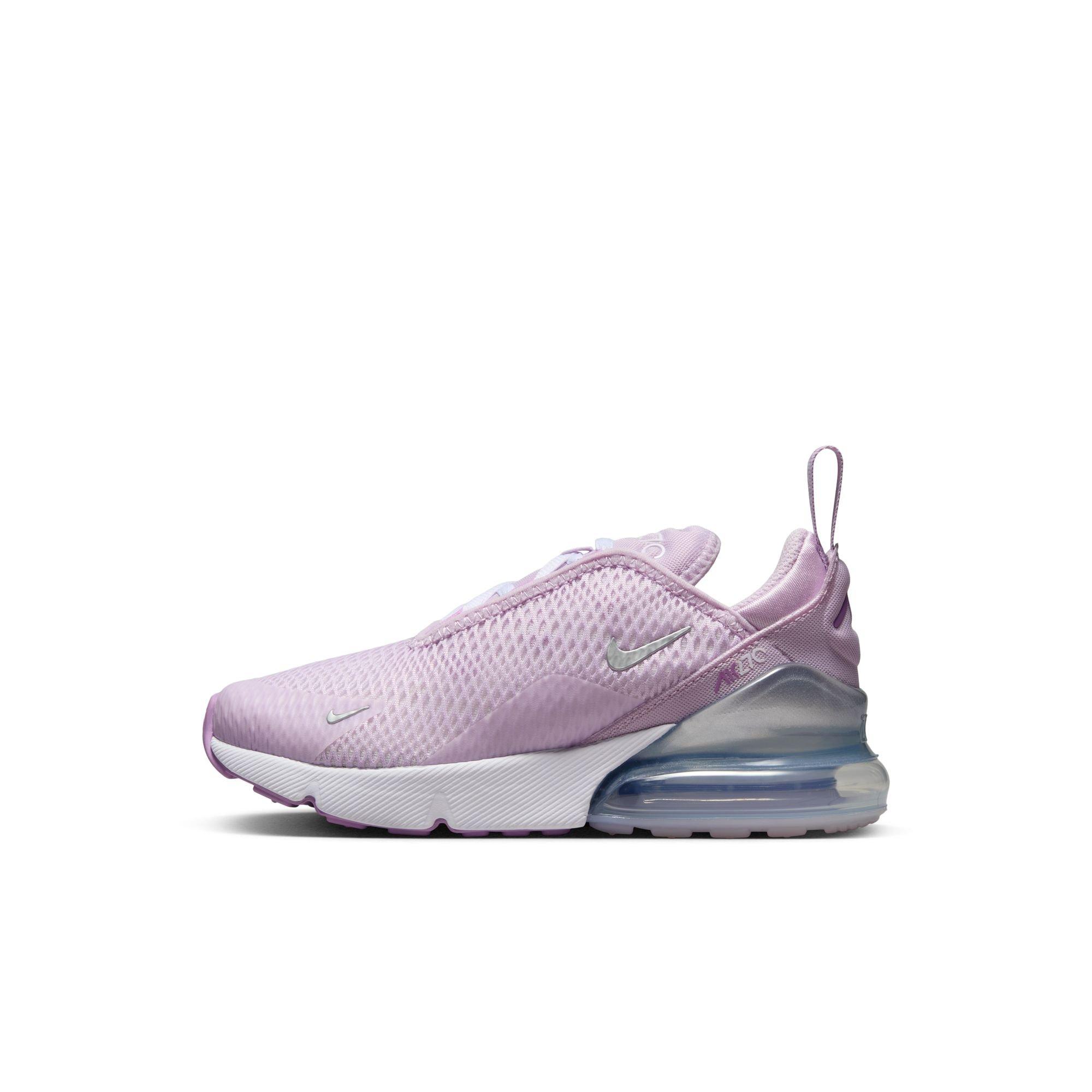 Nike Air Max 270 "Doll/Metallic Silver/Rush Fuchsia/White" Preschool Girls' Shoe