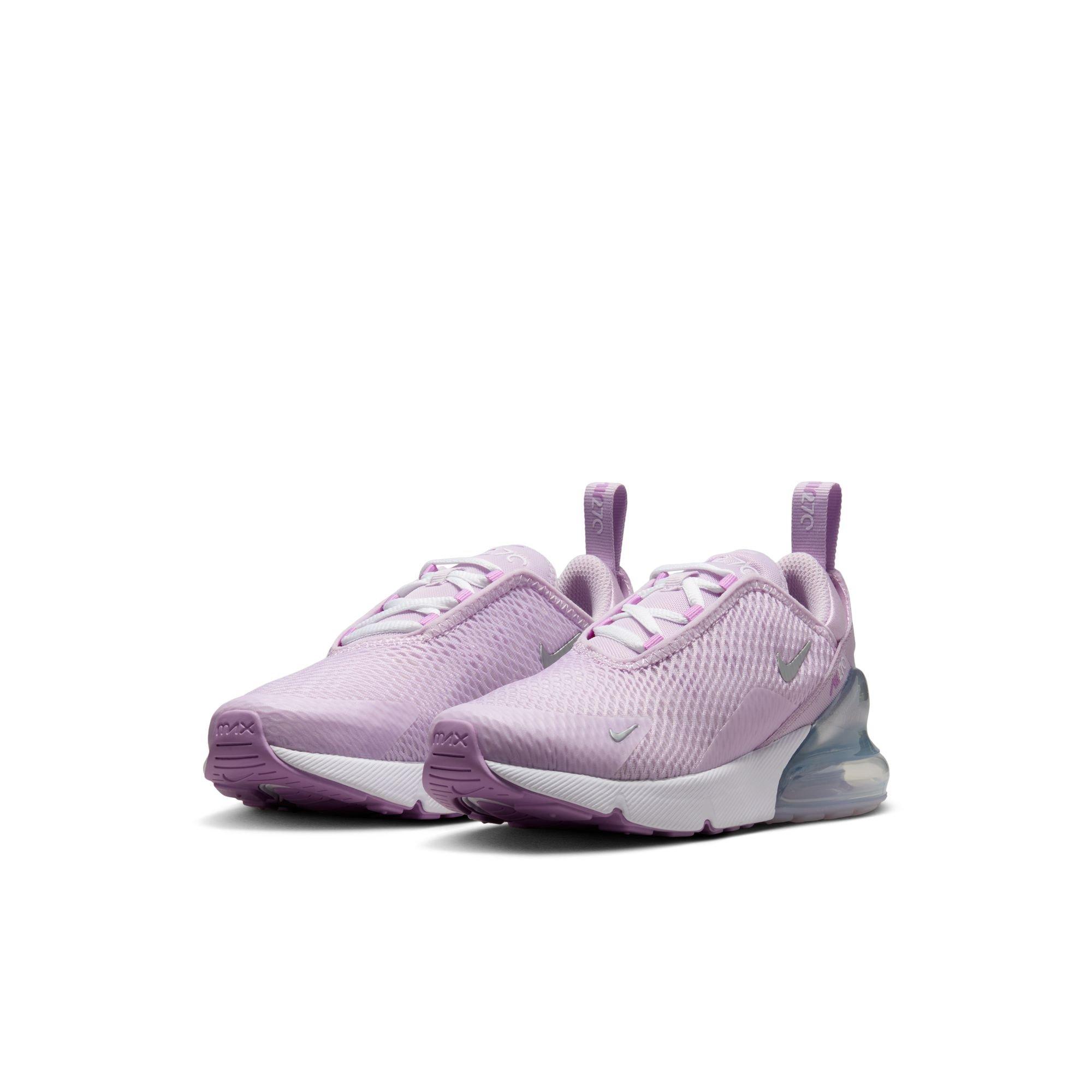 Nike Air Max 270 "Doll/Metallic Silver/Rush Fuchsia/White" Preschool Girls' Shoe