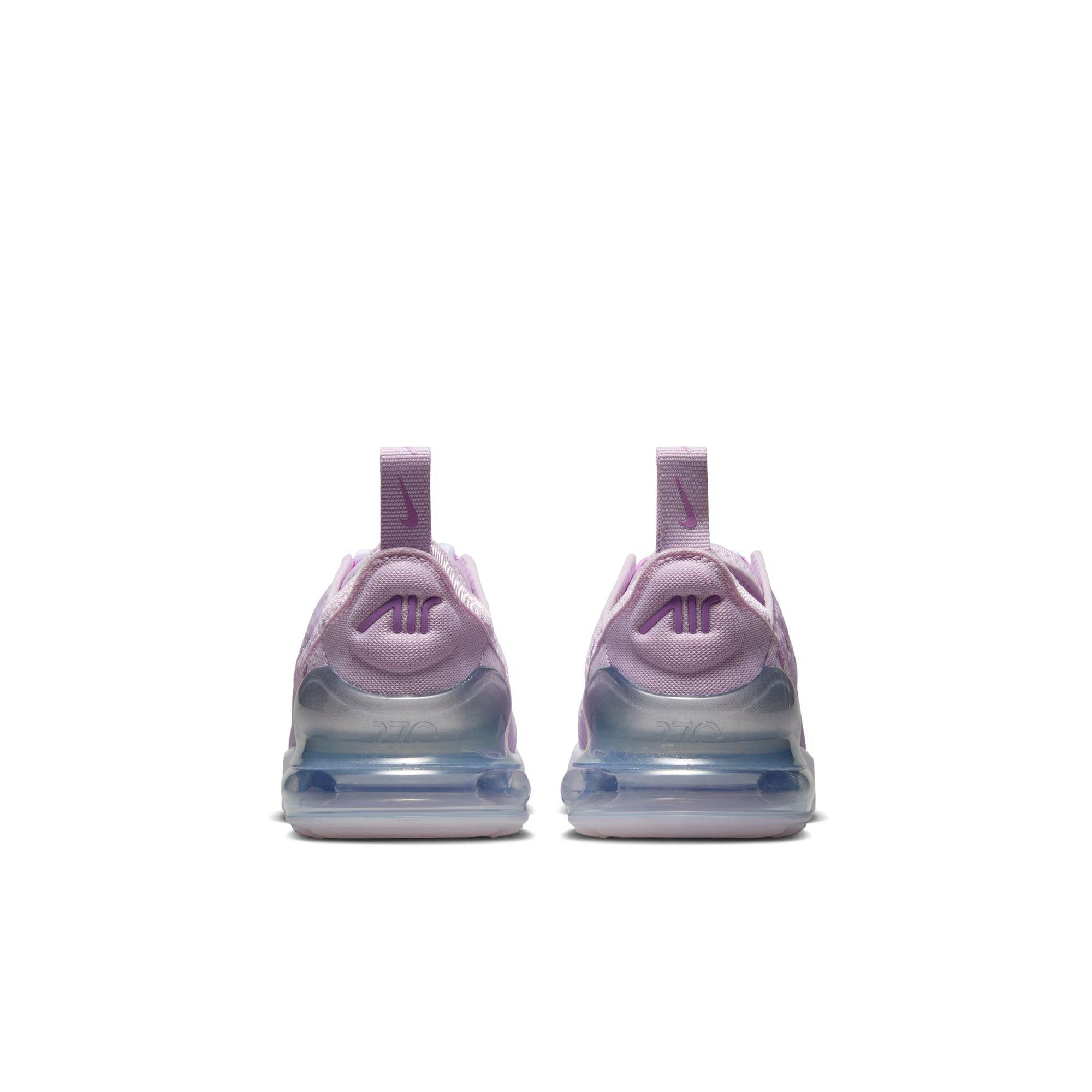 Nike Air Max 270 "Doll/Metallic Silver/Rush Fuchsia/White" Preschool Girls' Shoe