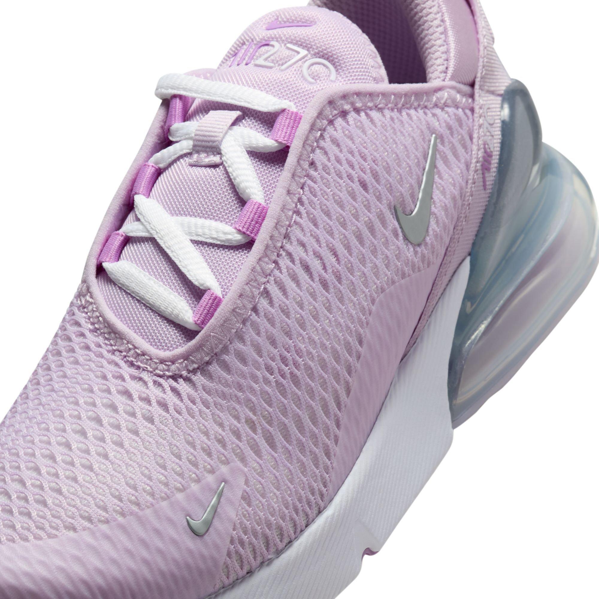 Nike Air Max 270 "Doll/Metallic Silver/Rush Fuchsia/White" Preschool Girls' Shoe