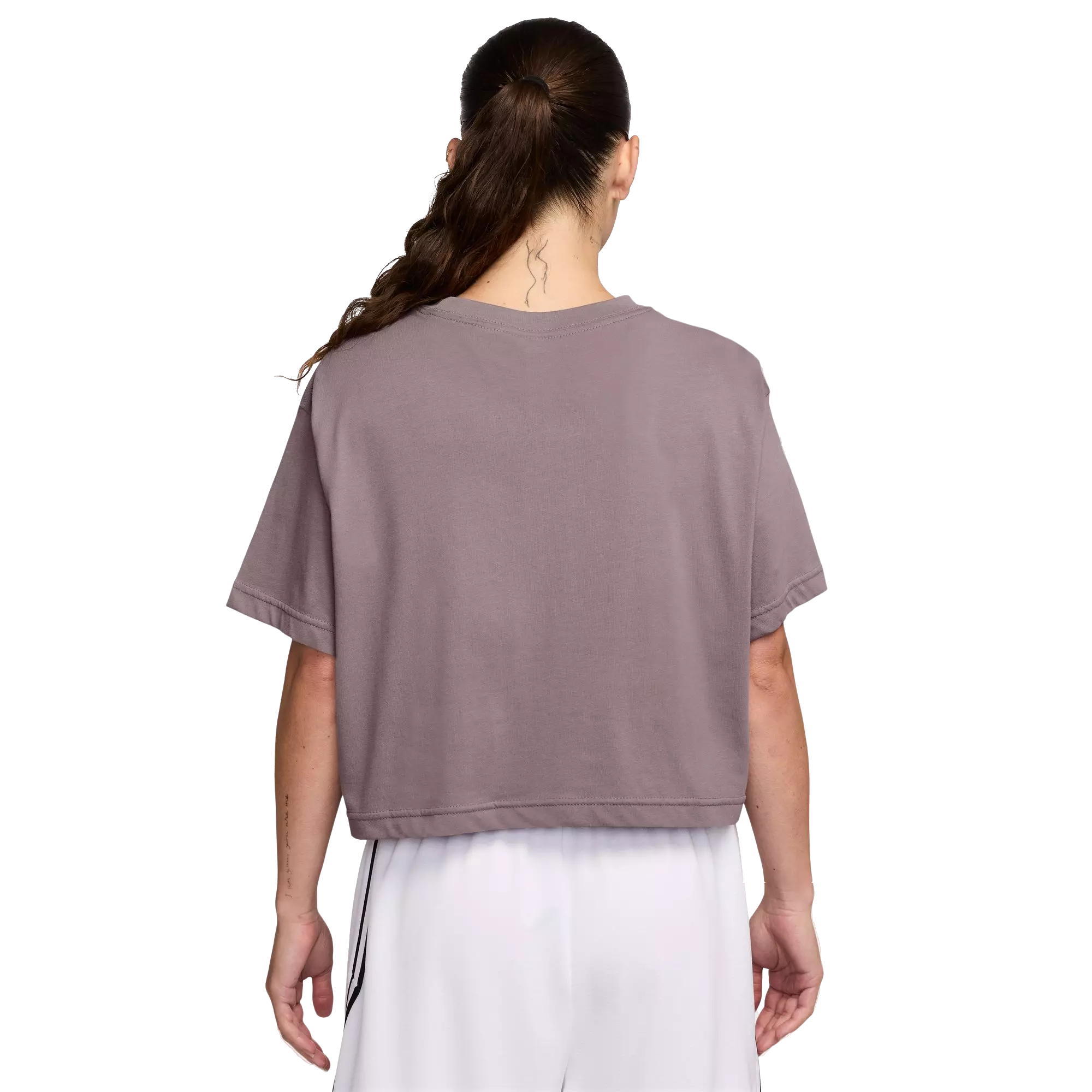 Nike Women's Swoosh Fly Tee - BROWN
