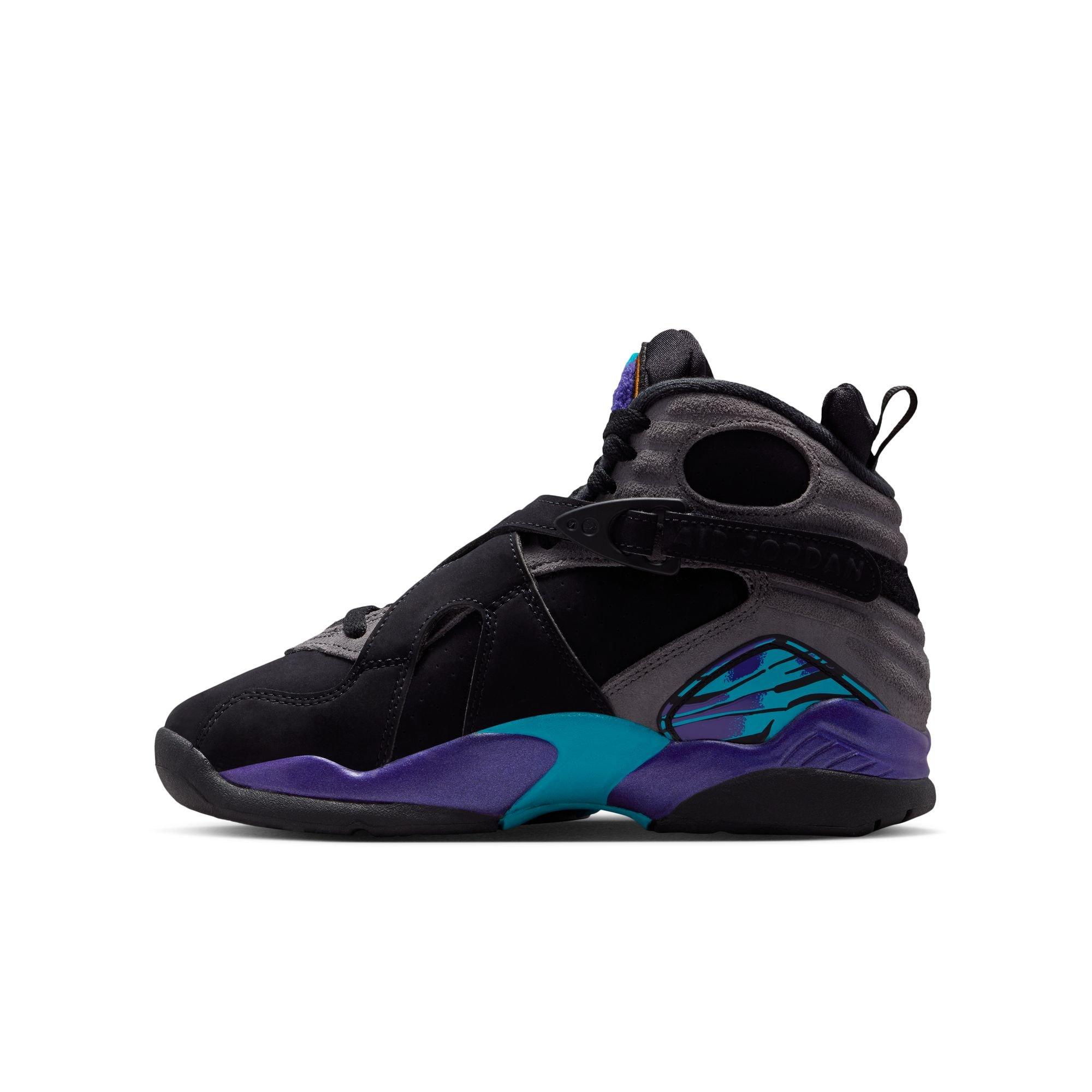 Jordan 8 Retro "Aqua" Grade School Kids' Shoe