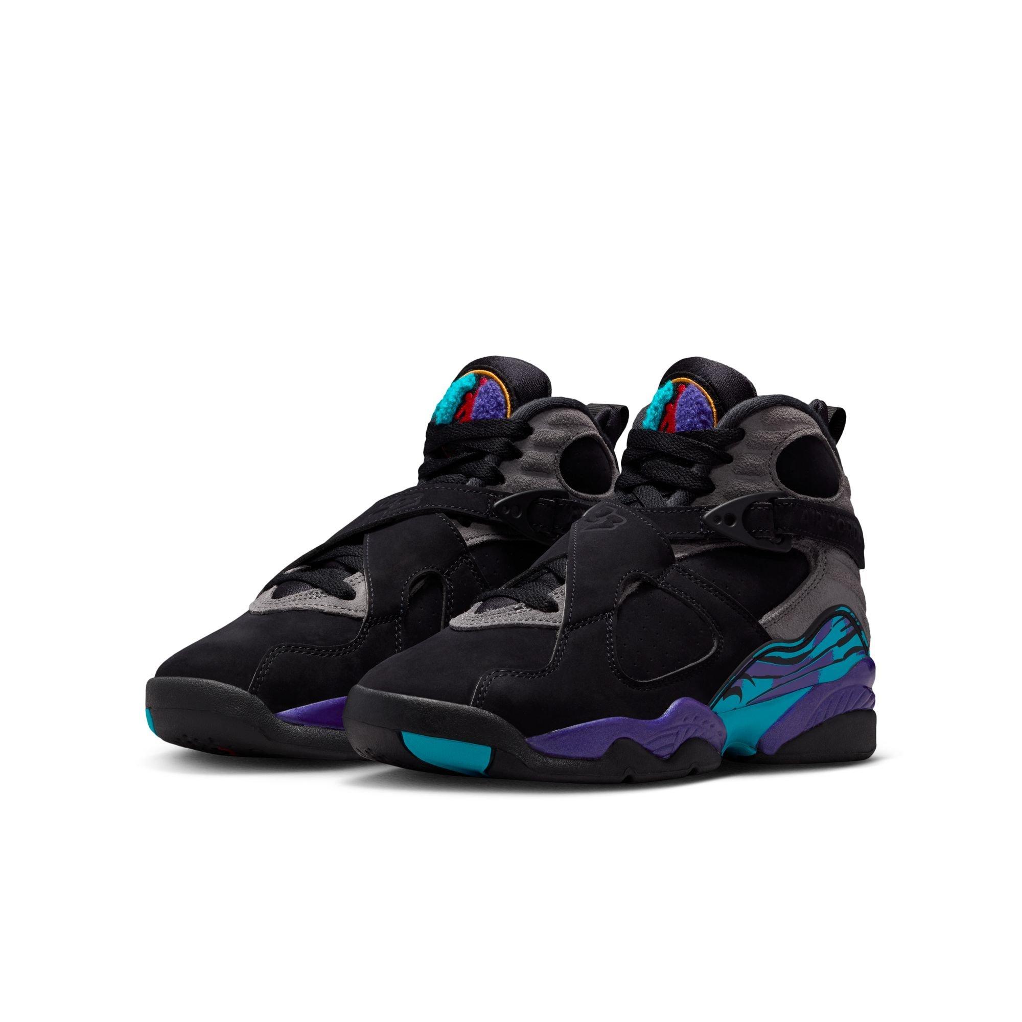 Jordan 8 Retro "Aqua" Grade School Kids' Shoe