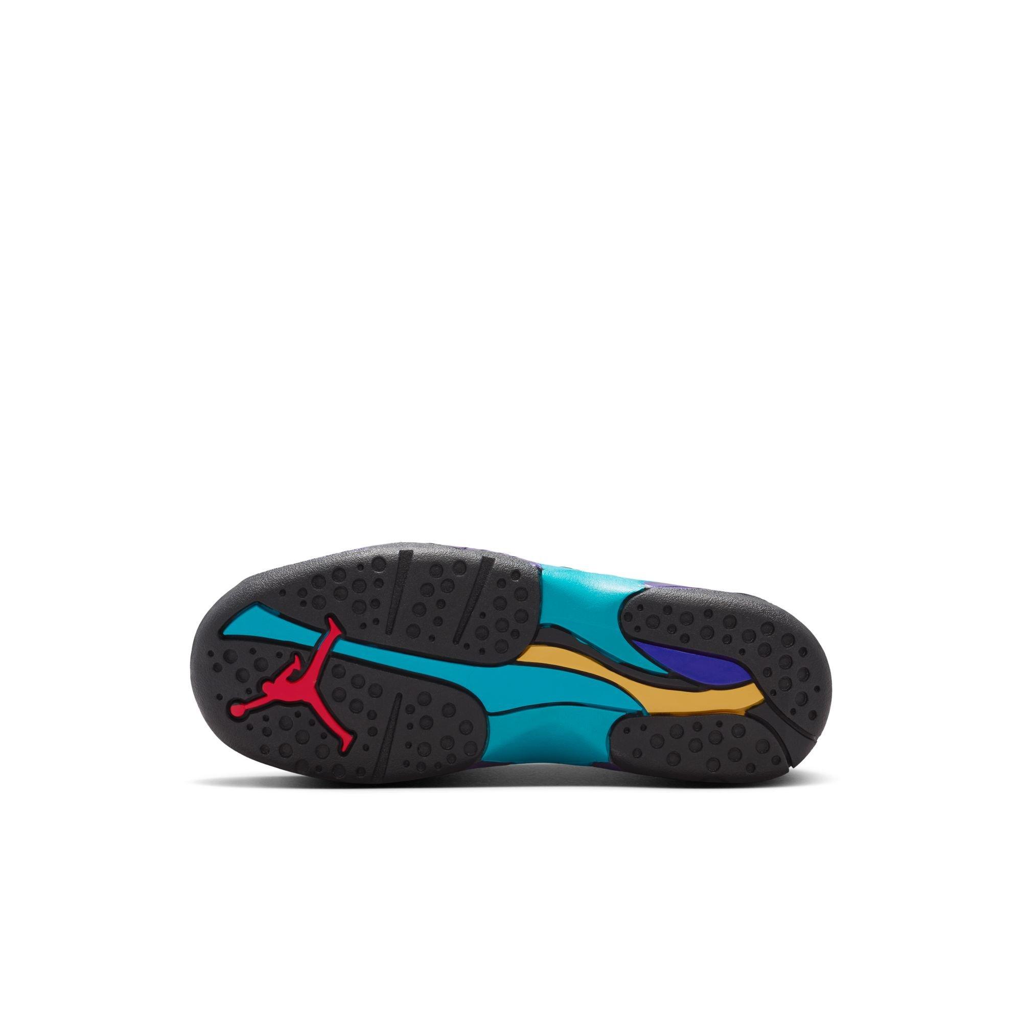 Jordan 8 Retro "Aqua" Preschool Kids' Shoe