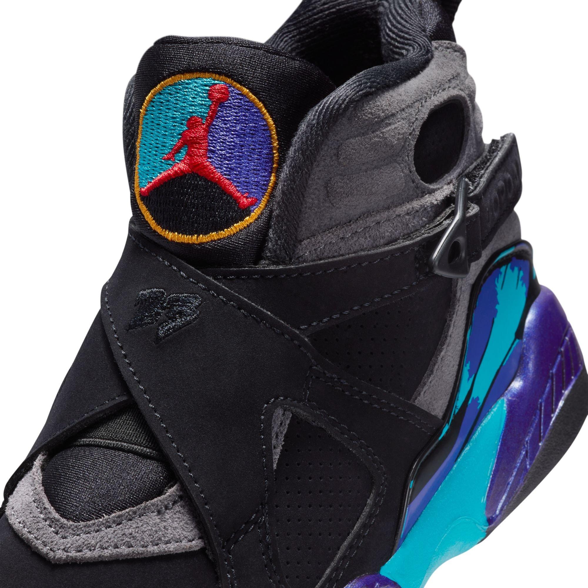 Jordan 8 Retro "Aqua" Preschool Kids' Shoe