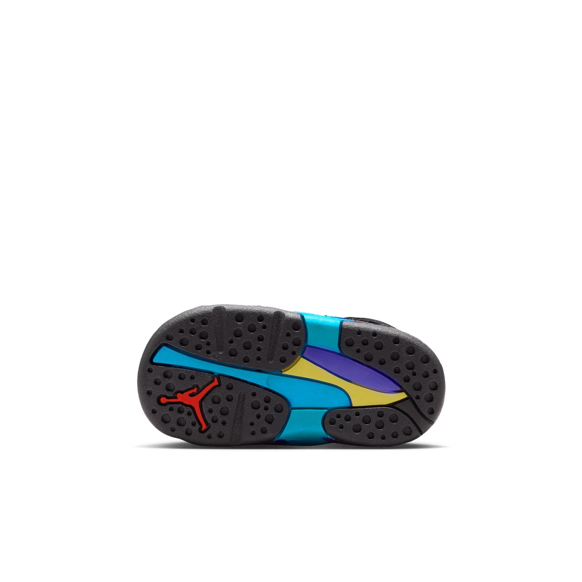 Jordan 8 Retro Toddler Kids' "Aqua" Shoe