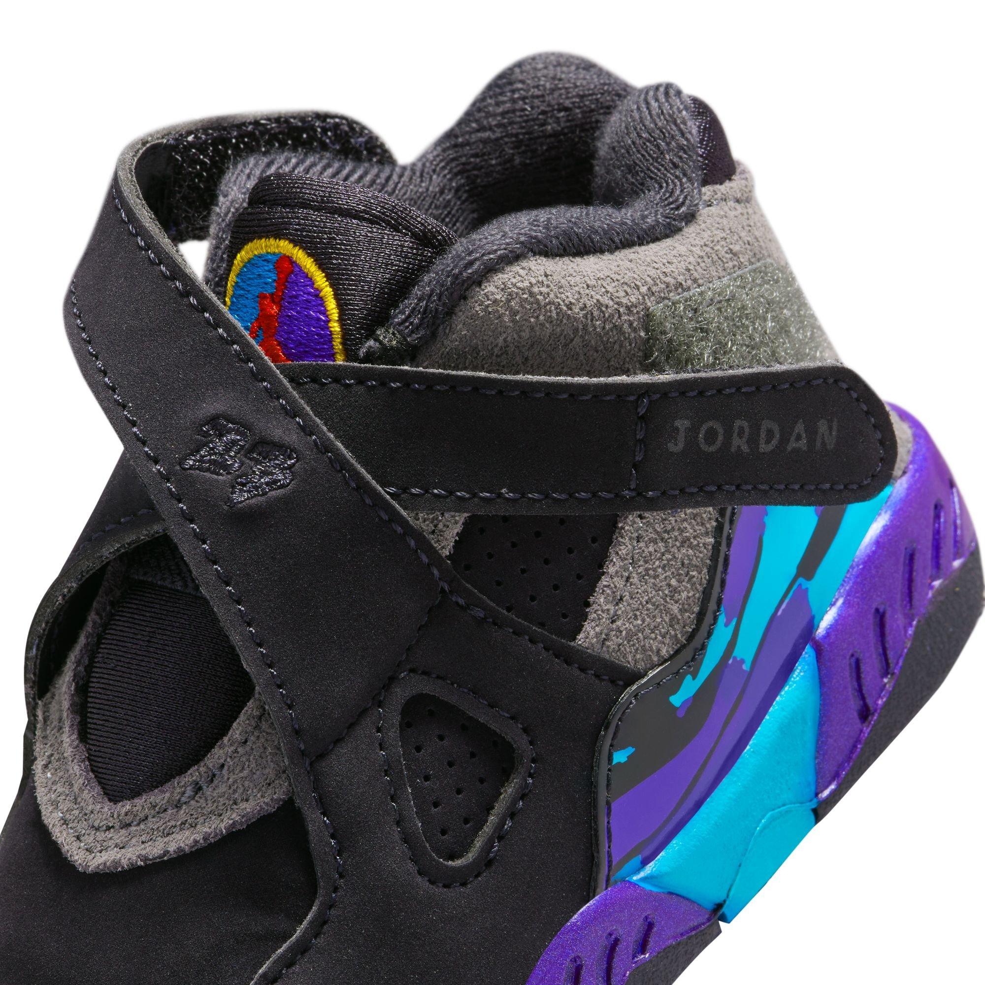 Jordan 8 Retro Toddler Kids' "Aqua" Shoe