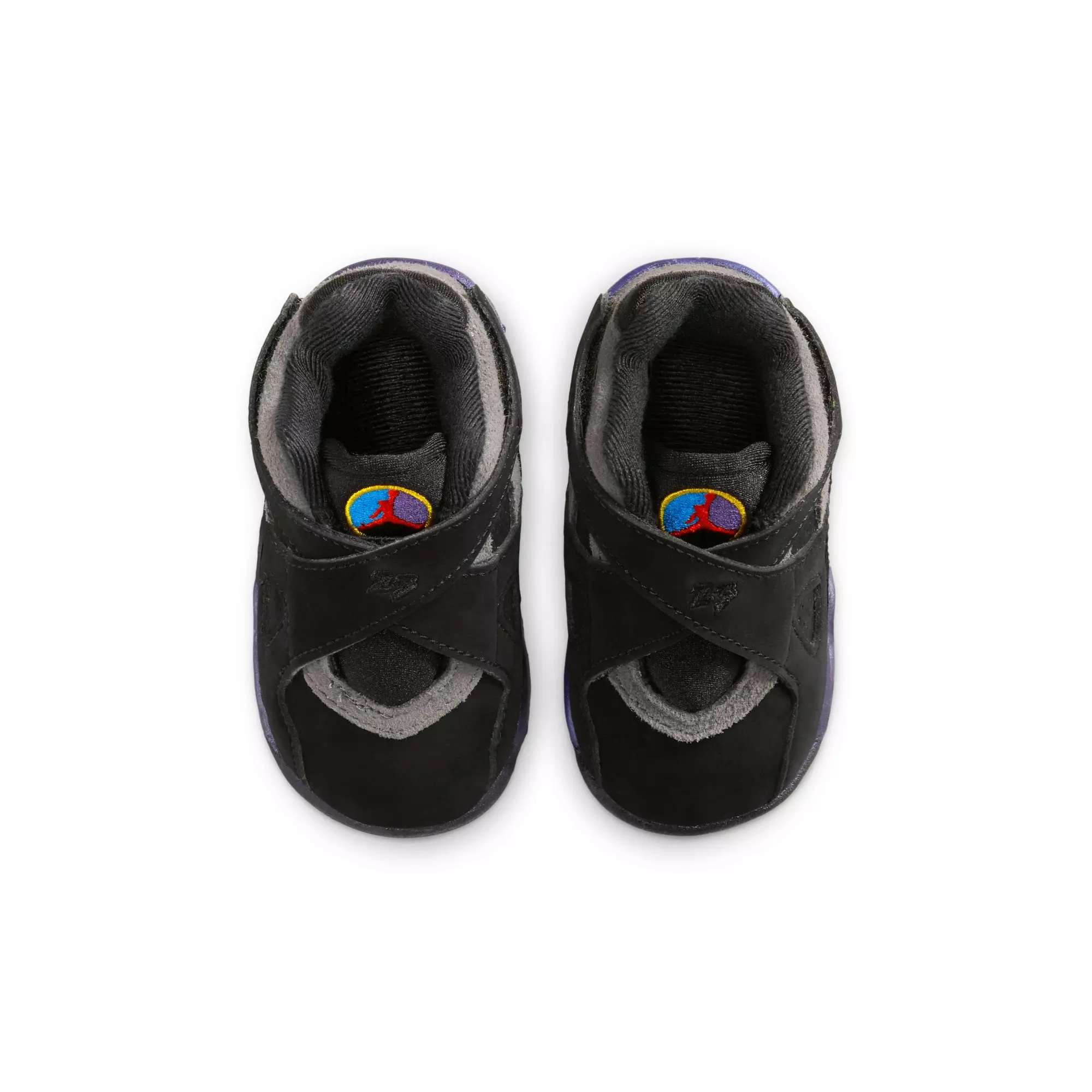 Jordan 8 Retro "Aqua" Toddler Kids' Shoe - BLACK/AQUA