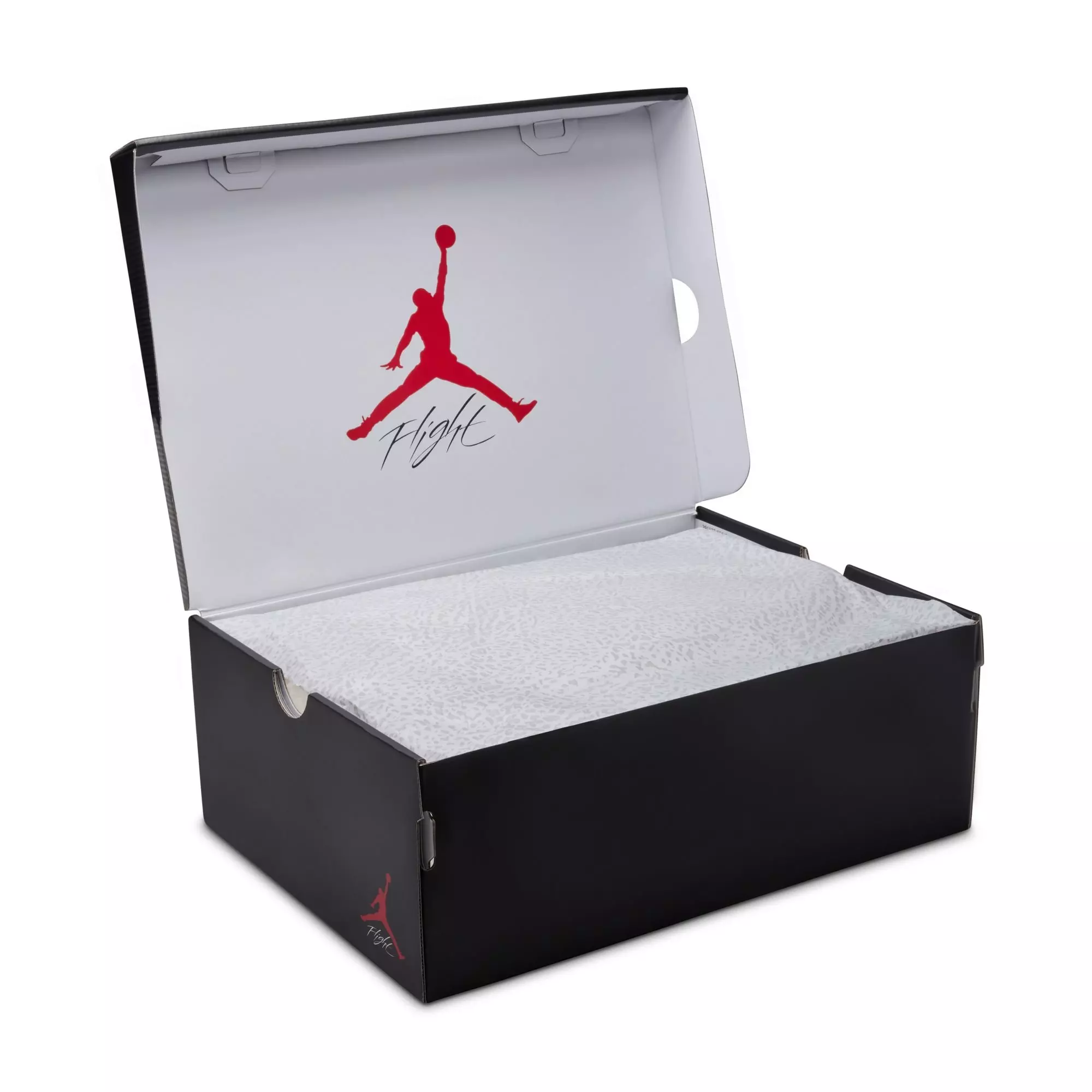 Jordan 3 Retro "Rare Air" Grade School Kids' Shoe - BLACK/CHILE RED/NEUTRAL GREY