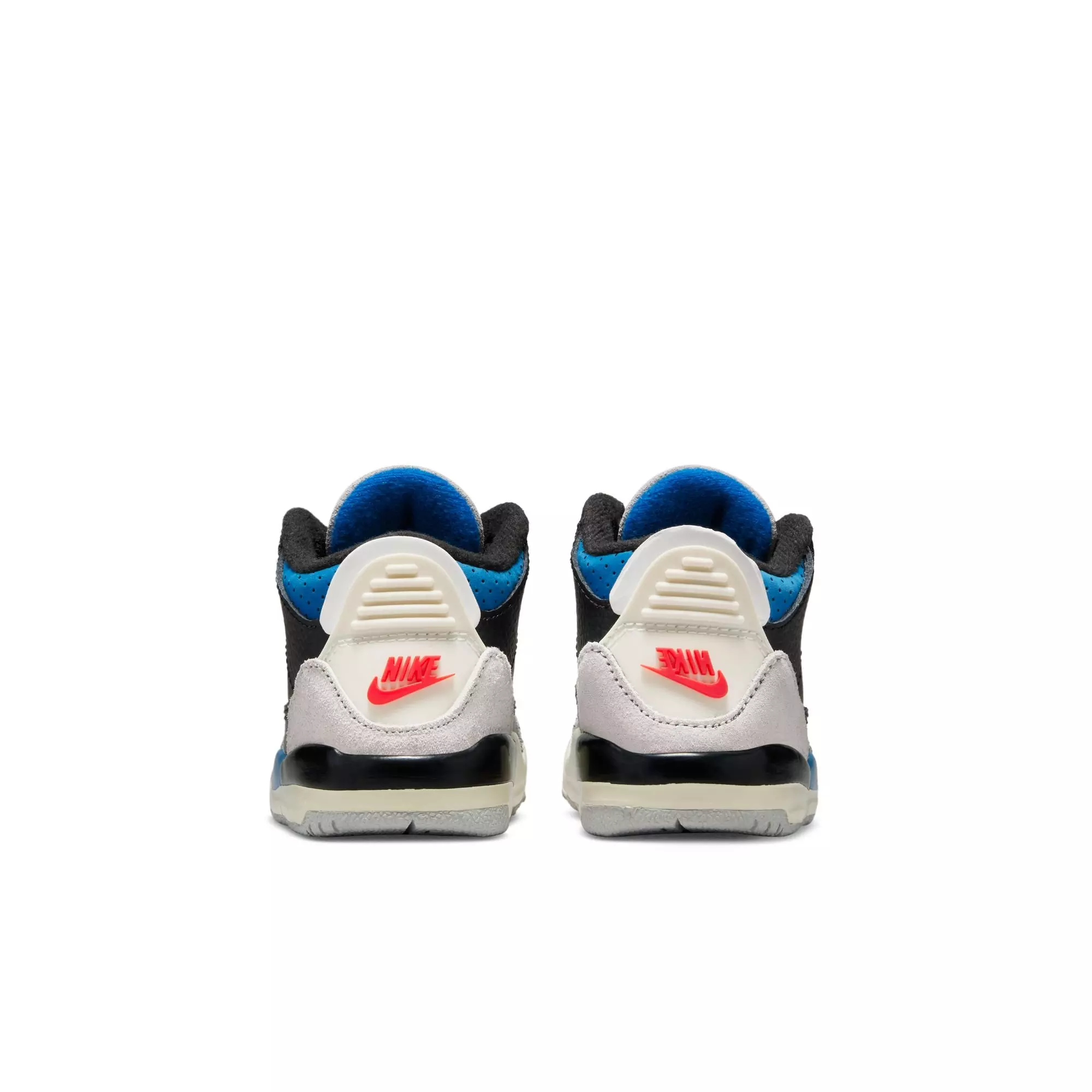 Jordan 3 Retro "Rare Air" Toddler Kids' Shoe - BLACK/CHILE RED/NEUTRAL GREY