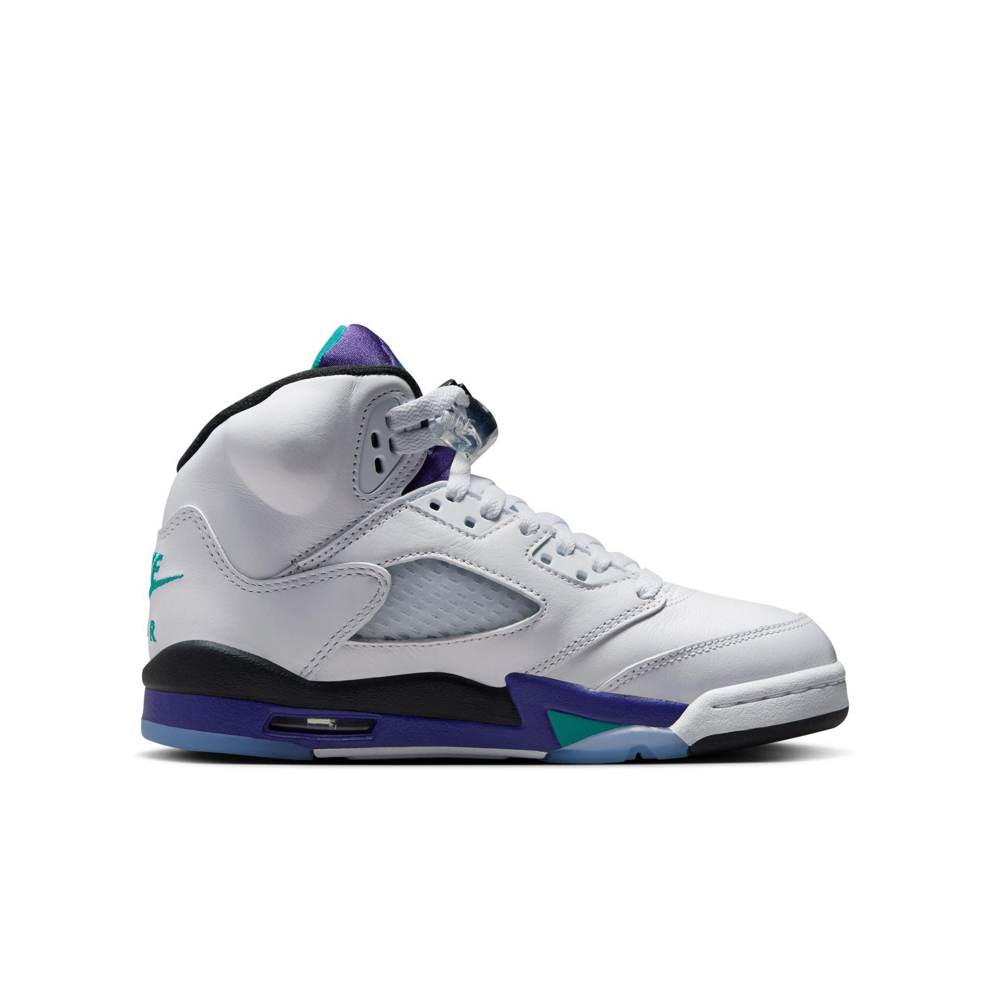 Jordan 5 Retro "Grape" Grade School Kids' Shoe