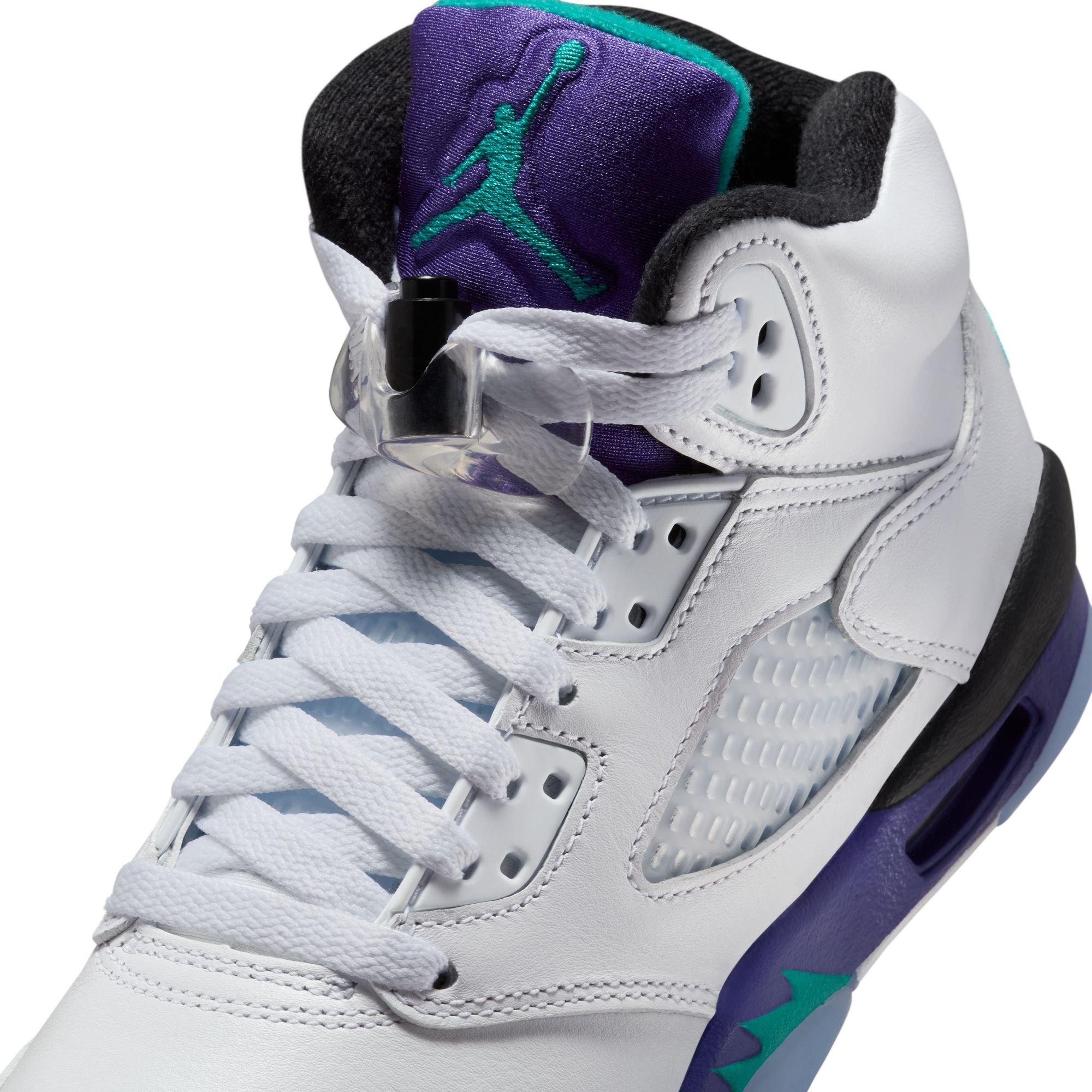 Jordan 5 Retro "Grape" Grade School Kids' Shoe