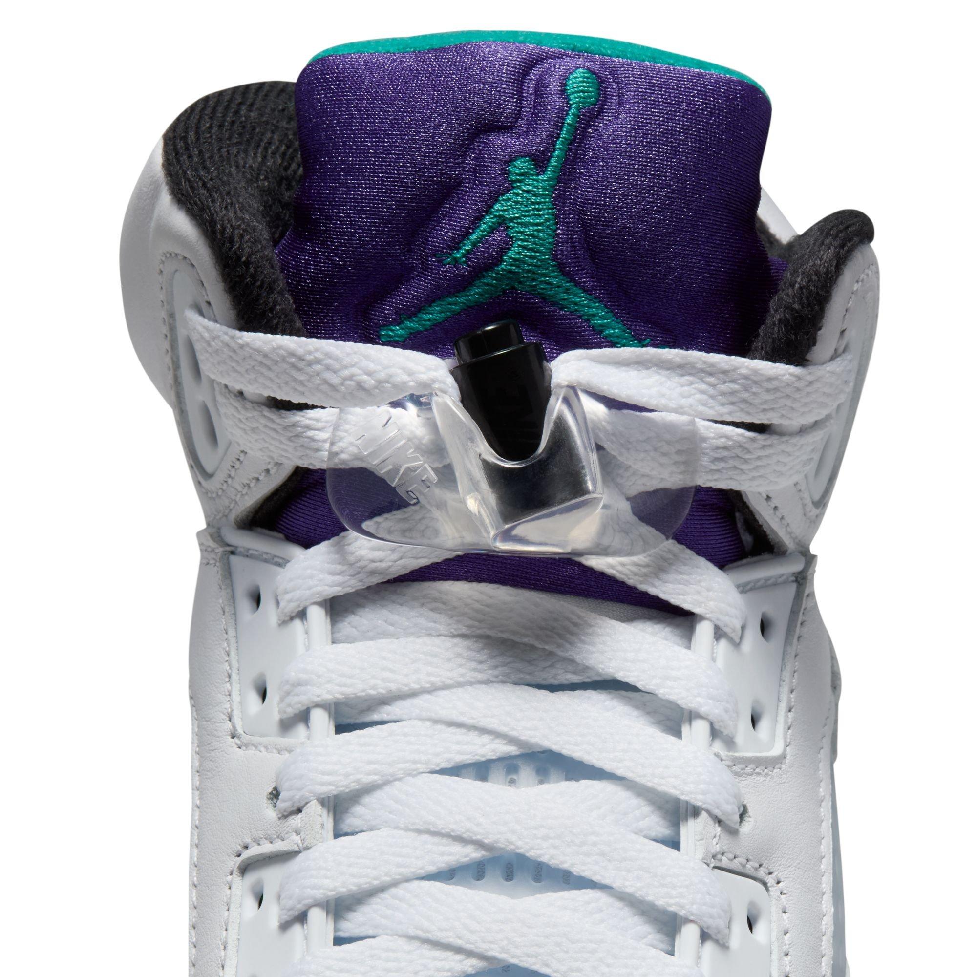 Jordan 5 Retro "Grape" Grade School Kids' Shoe