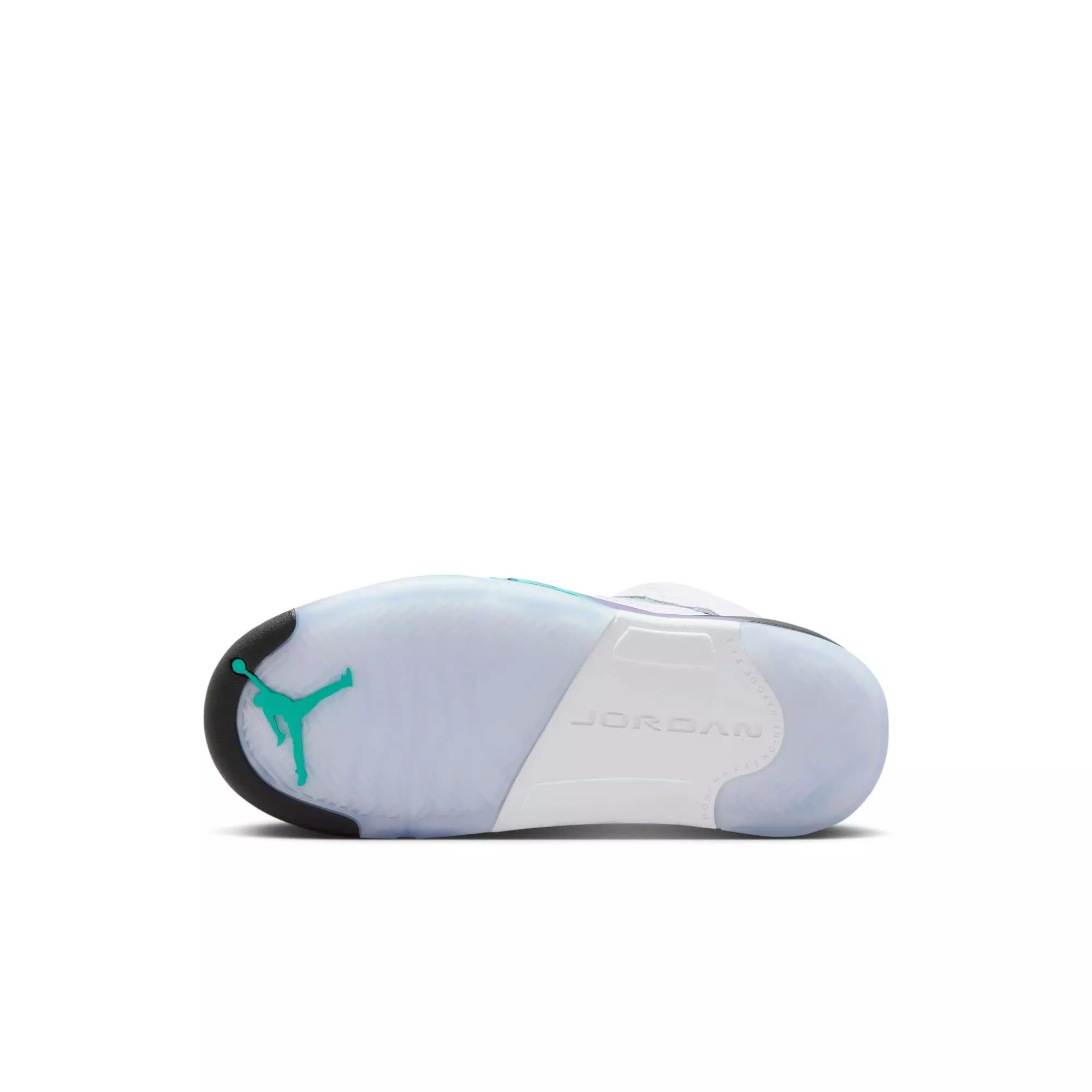 Jordan 5 Retro "Grape" Preschool Kids' Shoe - WHITE/NEW EMERALD/GRAPE ICE