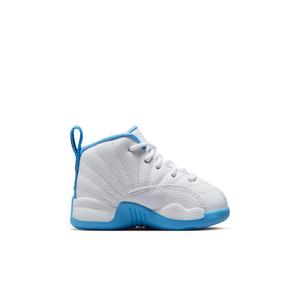 Jordan 12 Retro "White and University Blue" Toddler Kids' Shoe