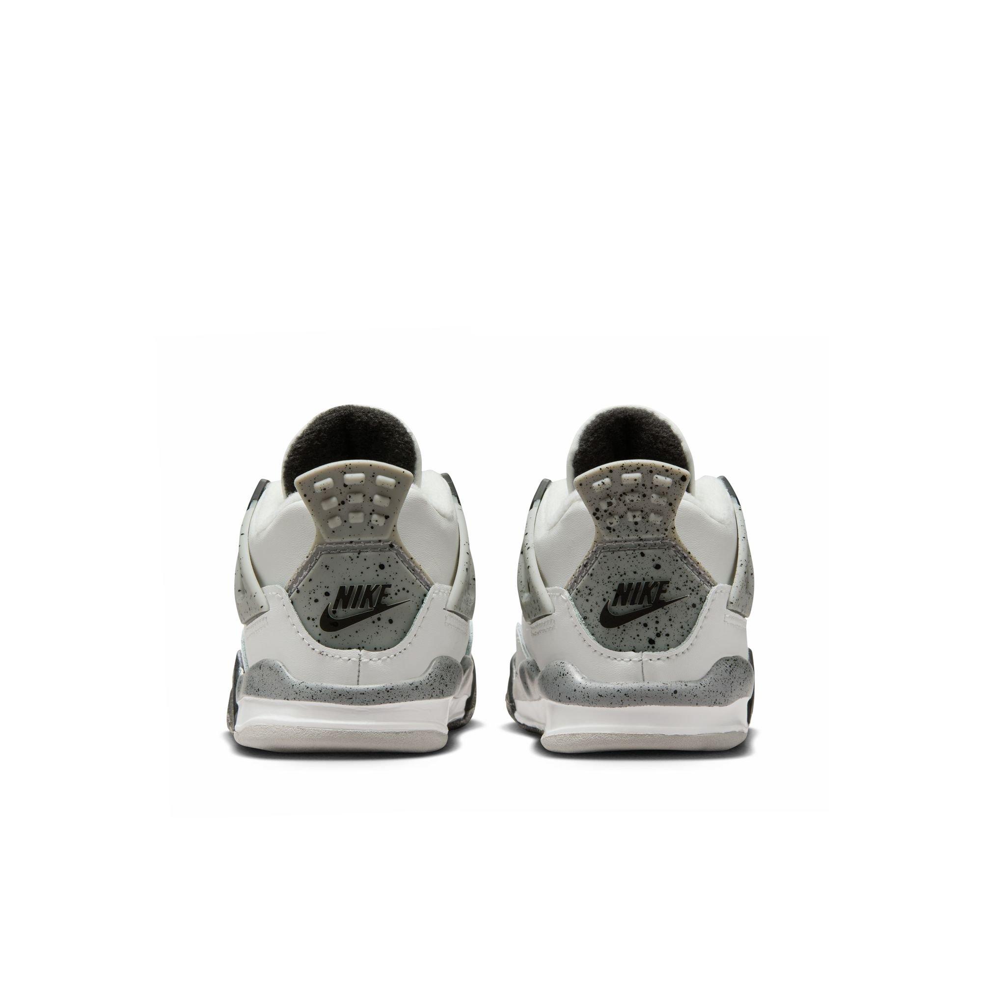 Jordan 4 Retro "White Cement" Toddler Kids' Shoe