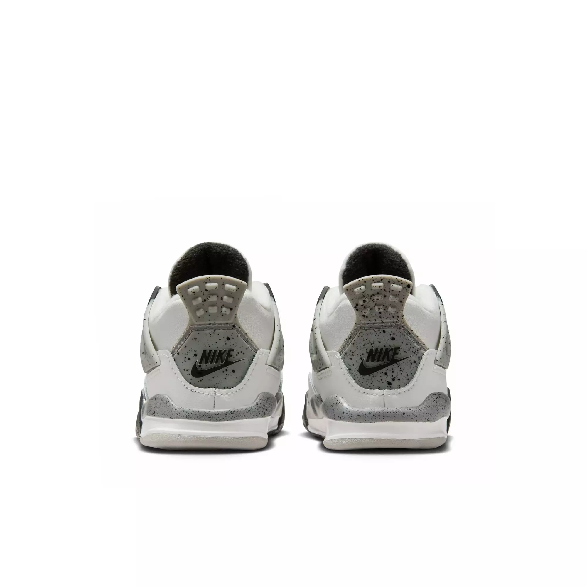 Jordan 4 Retro "White Cement" Toddler Kids' Shoe - SUMMIT WHITE/FIRE RED/CEMENT GREY