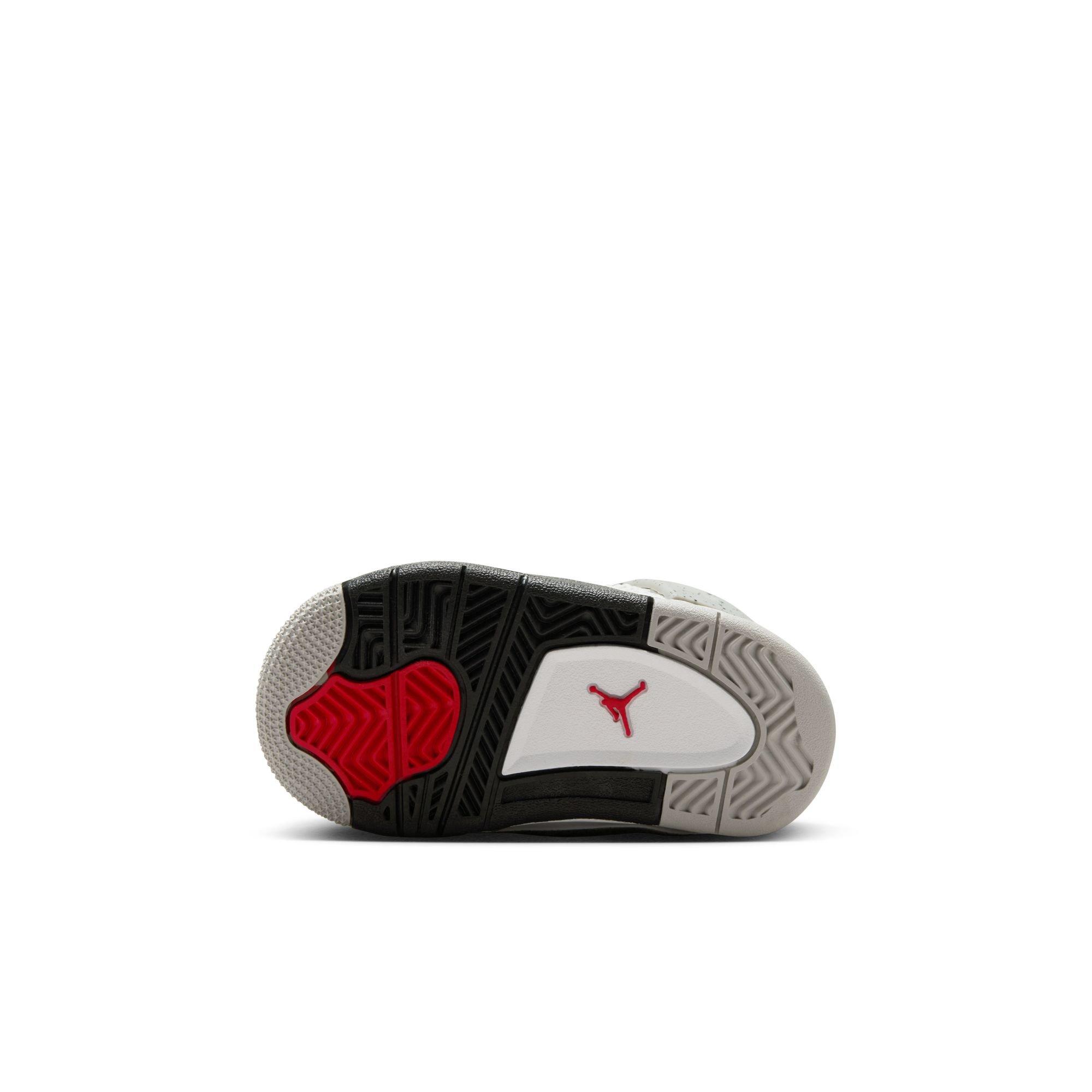 Jordan 4 Retro "White Cement" Toddler Kids' Shoe