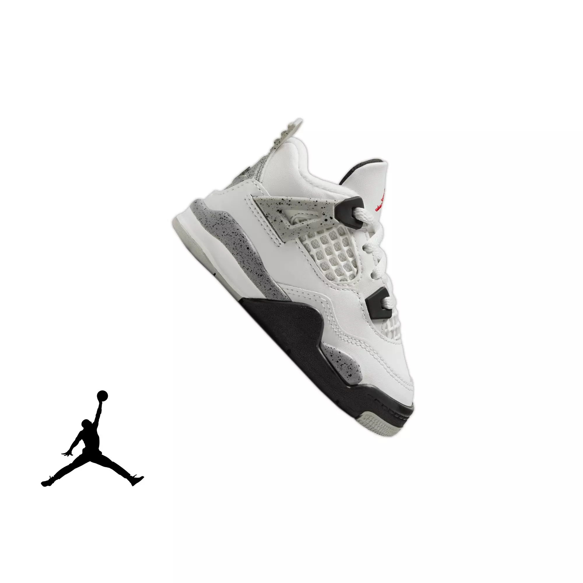 Jordan 4 Retro "White Cement" Toddler Kids' Shoe