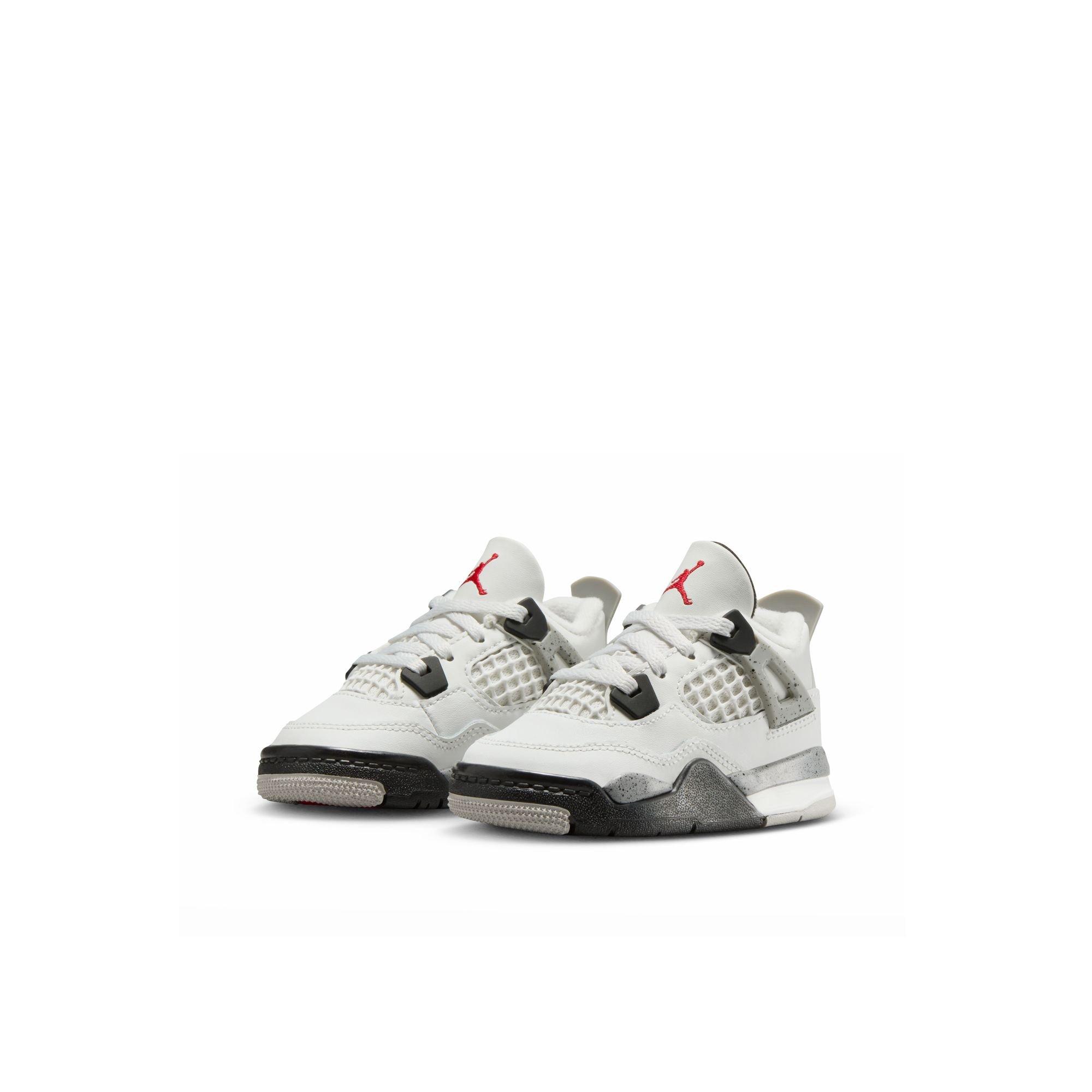 Jordan 4 Retro "White Cement" Toddler Kids' Shoe