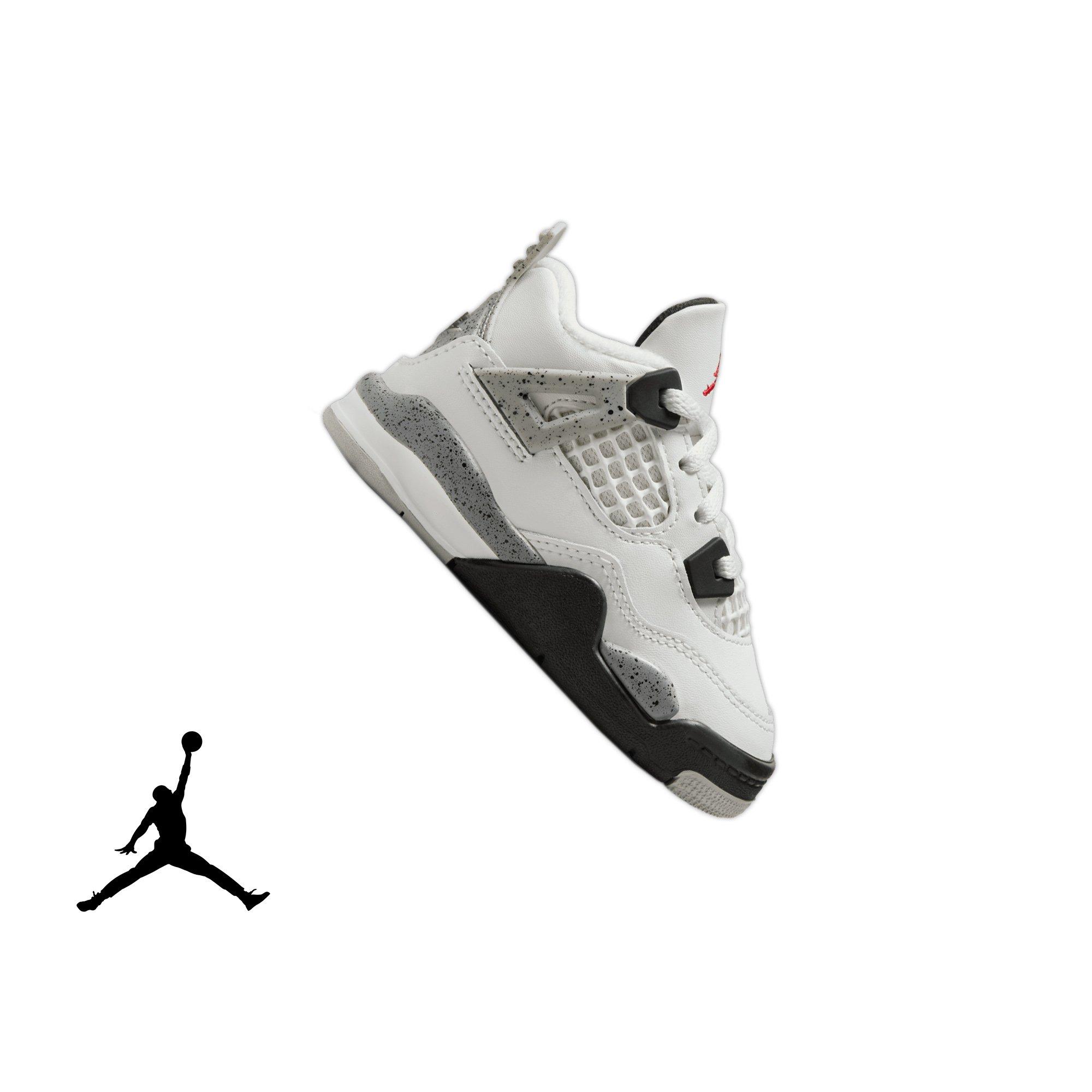Jordan 4 Retro "White Cement" Toddler Kids' Shoe