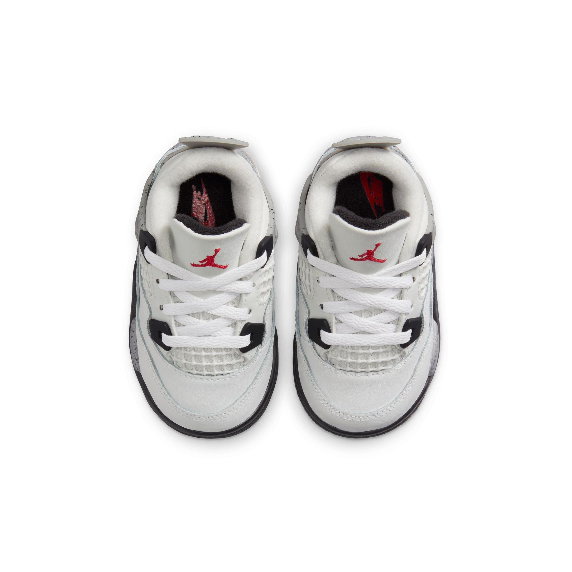 Jordan 4 Retro "White Cement" Toddler Kids' Shoe