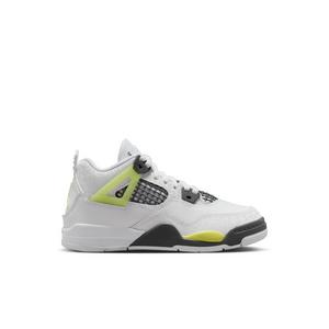 Jordan 4 Retro "Light Lemon Twist" Preschool Kids' Shoe