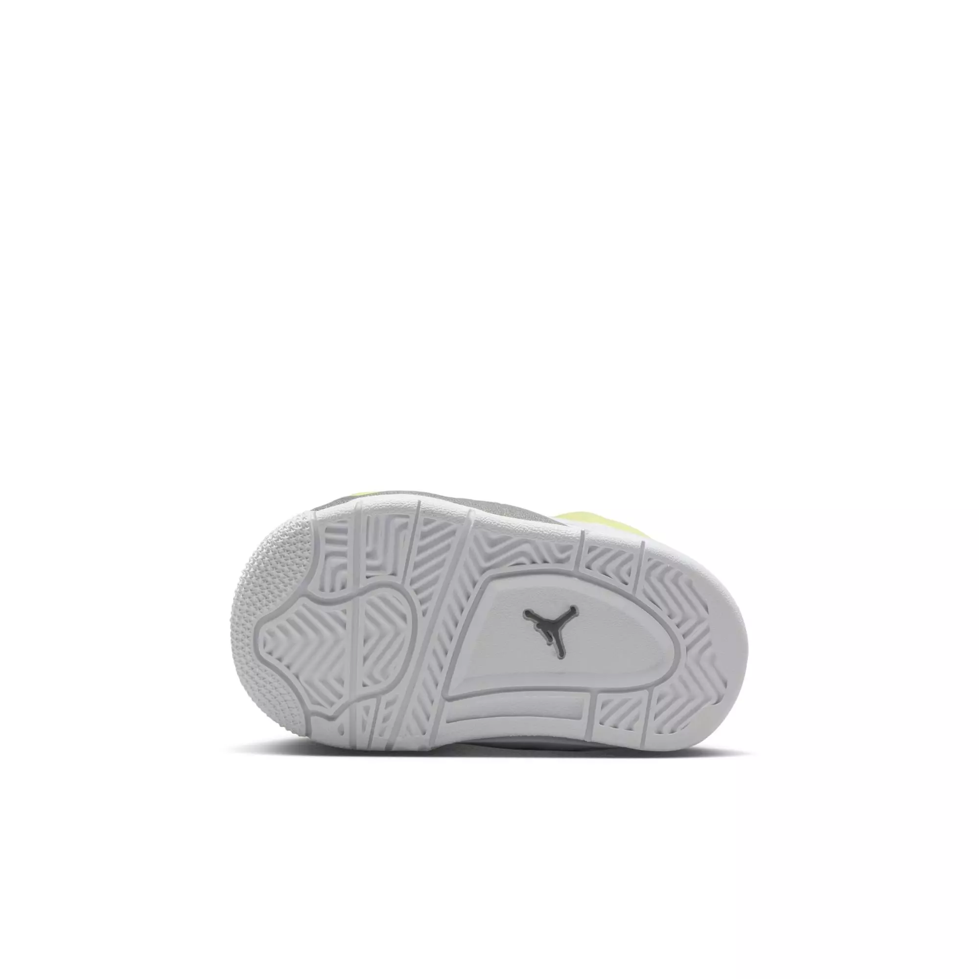 Jordan 4 Retro "Light Lemon Twist" Toddler Kids' Shoe - WHITE/GREEN