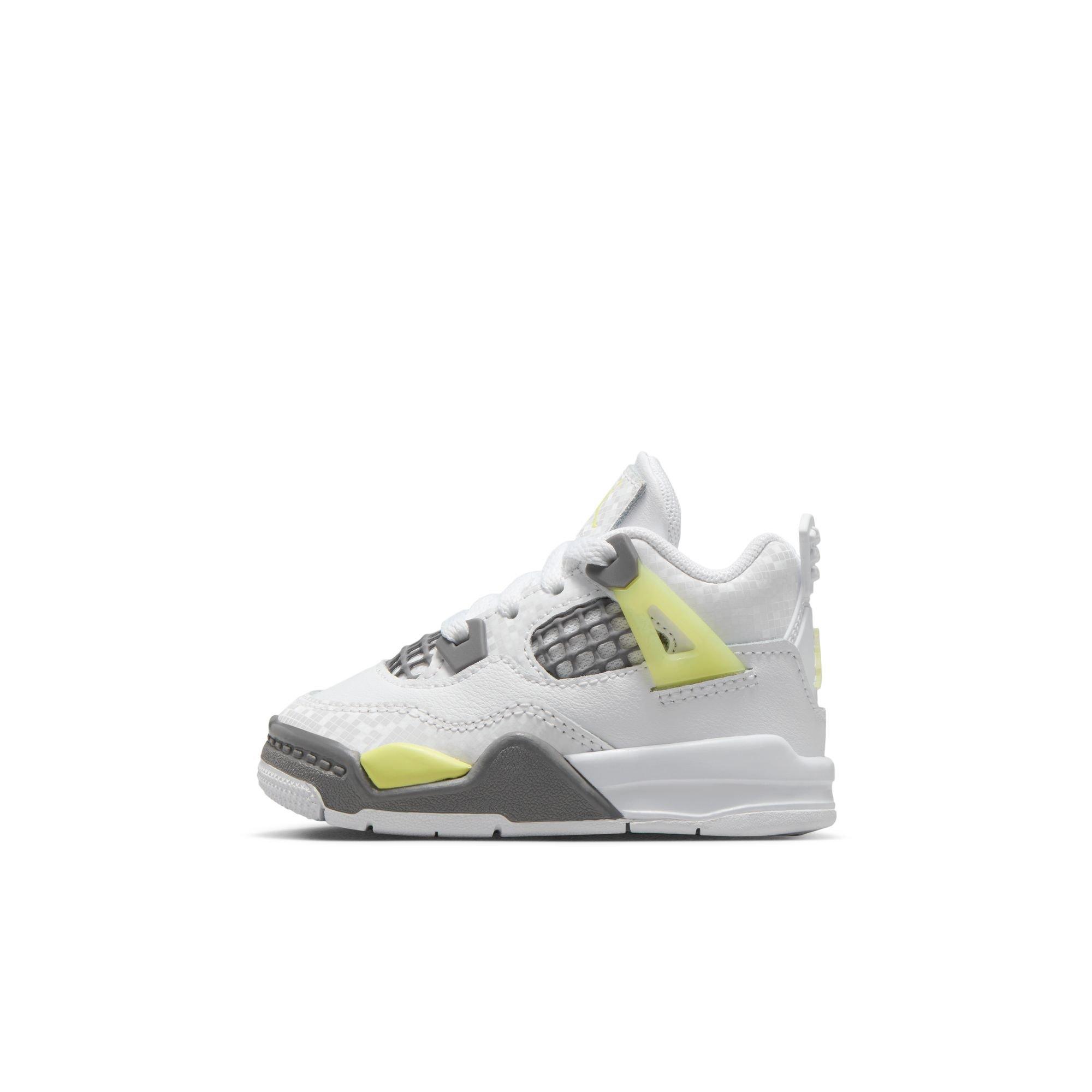Jordan 4 Retro Toddler Kids' "Light Lemon Twist" Shoe