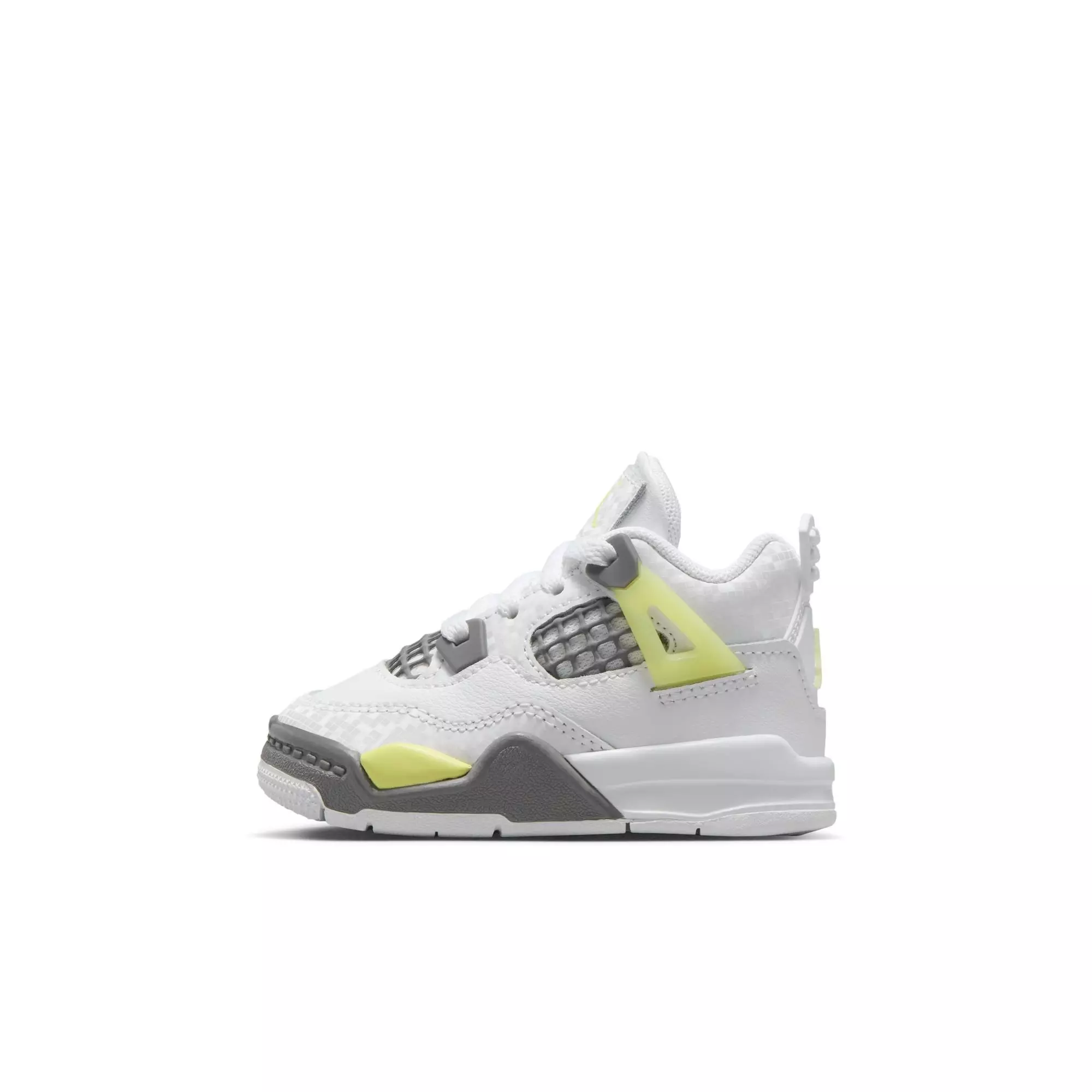 Jordan 4 Retro "Light Lemon Twist" Toddler Kids' Shoe