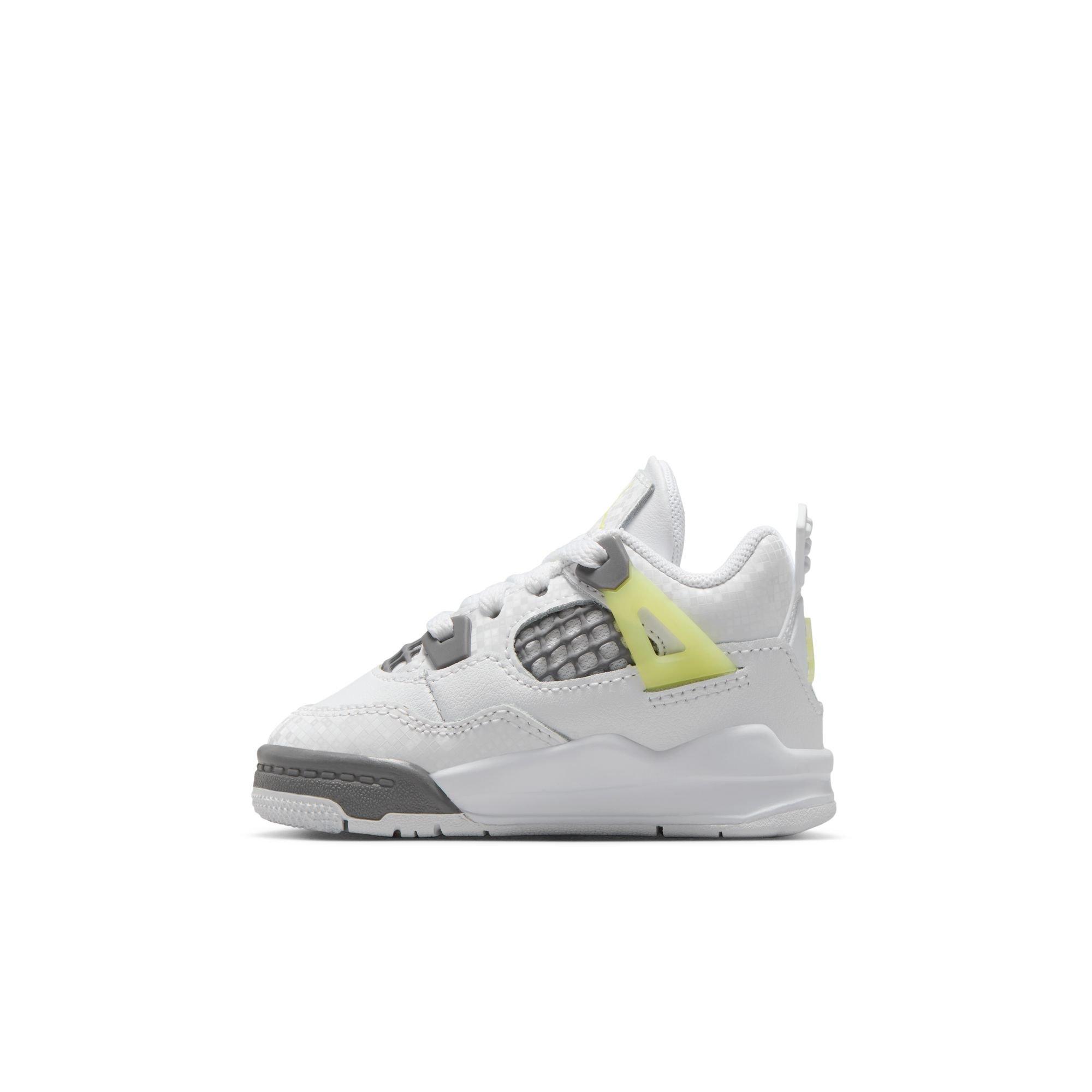 Jordan 4 Retro Toddler Kids' "Light Lemon Twist" Shoe