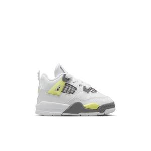 Jordan 4 Retro "Light Lemon Twist" Toddler Kids' Shoe