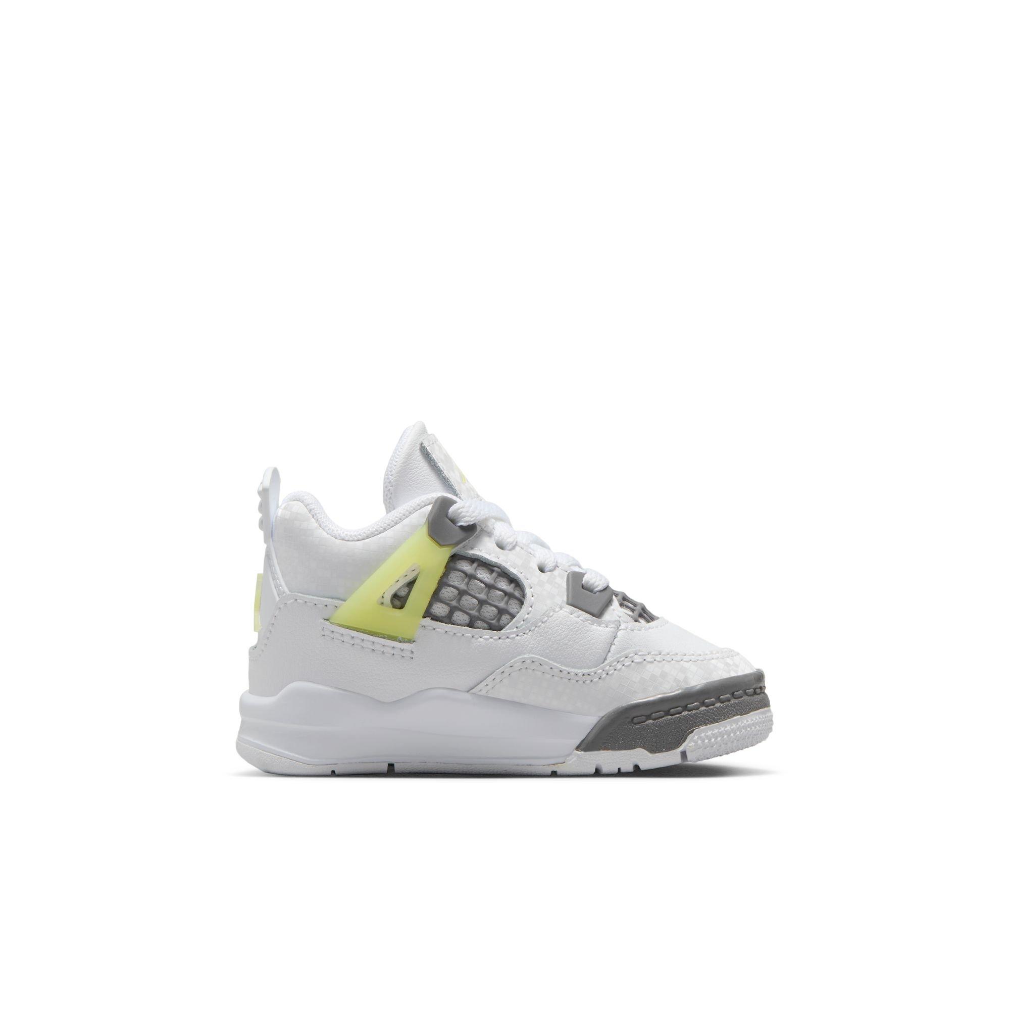 Jordan 4 Retro Toddler Kids' "Light Lemon Twist" Shoe